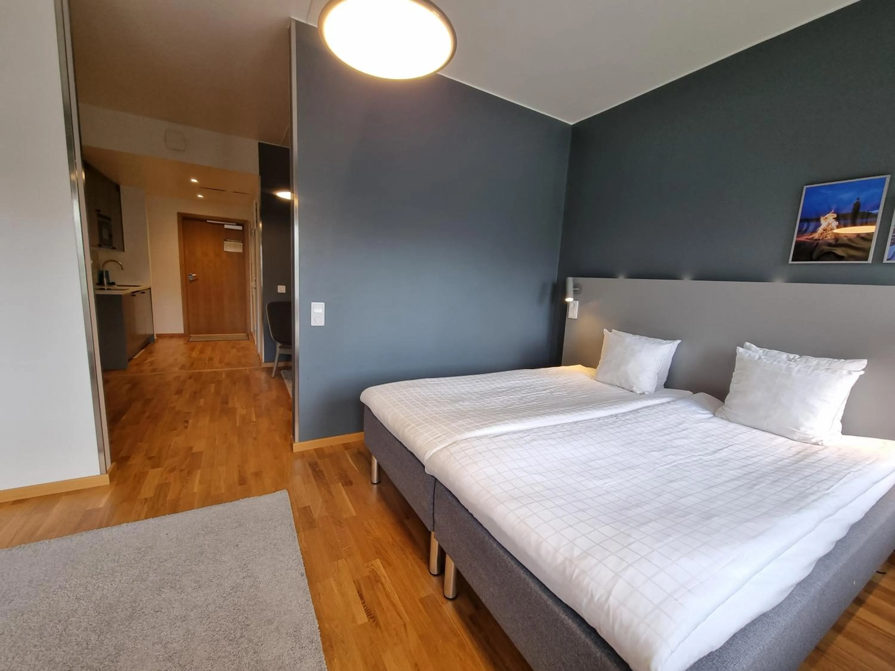 Bed in First Hotel The Studio