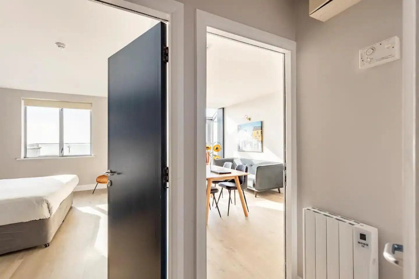 Photo of the whole room, Bed in Galway Bay Sea View Apartments