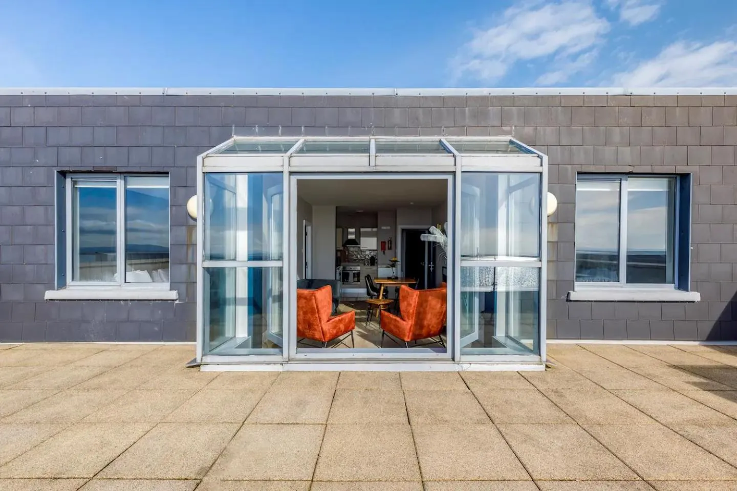 Patio in Galway Bay Sea View Apartments