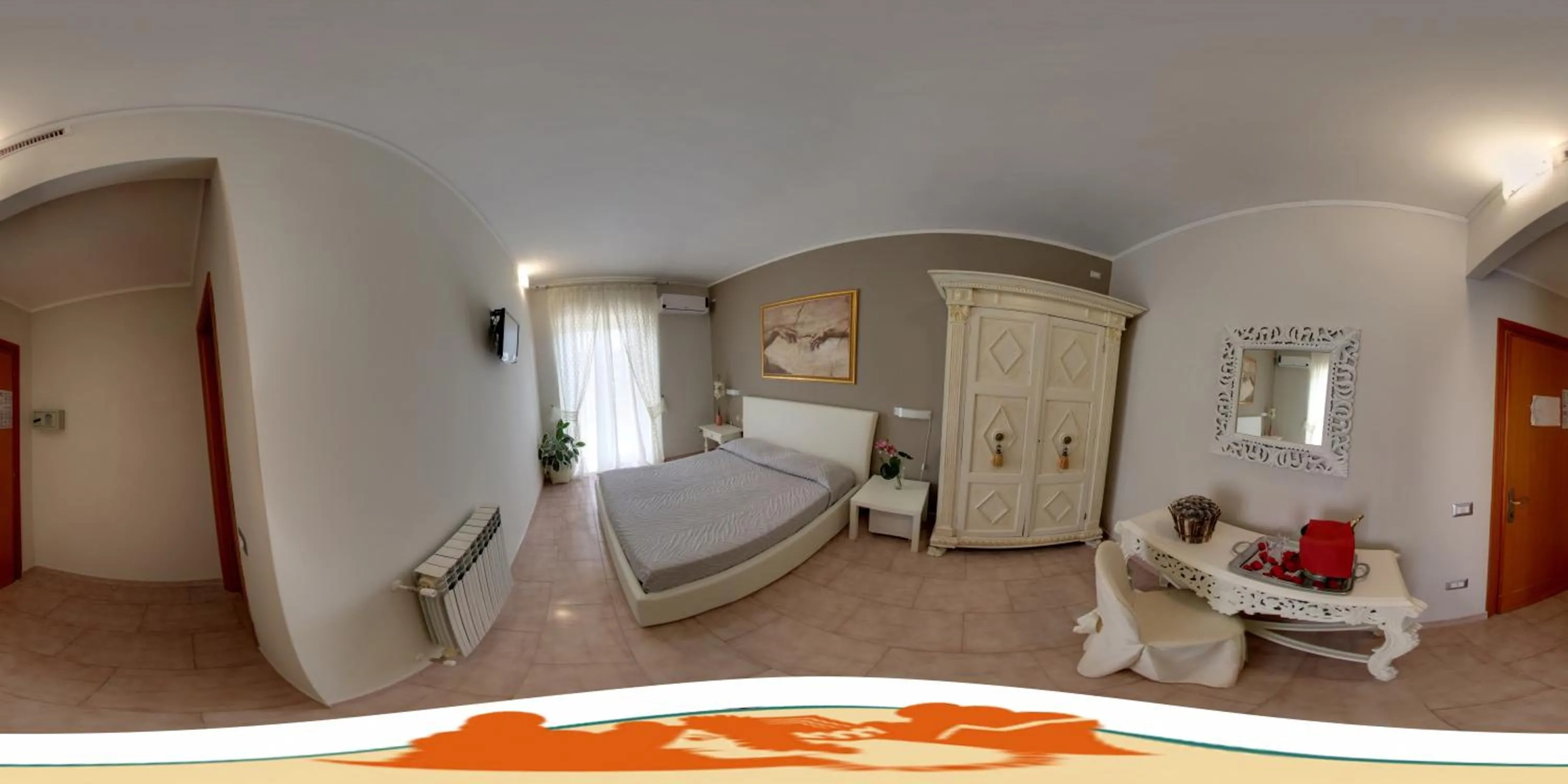 View (from property/room), Bed in Hotel Velcamare