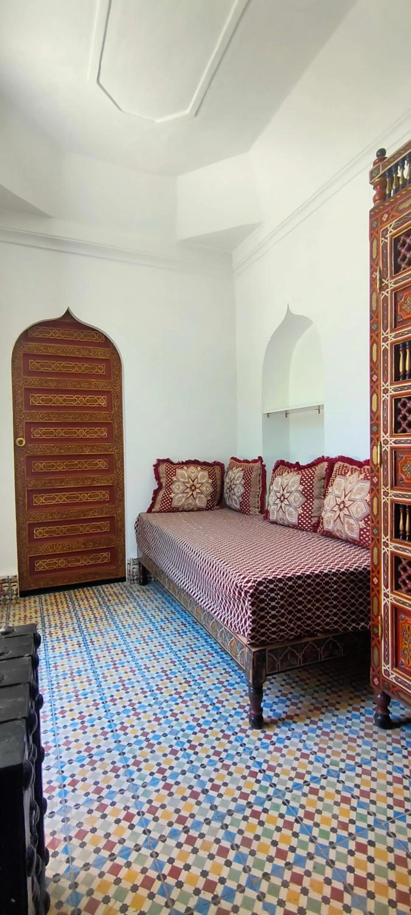 Bed in Riad Ifoulki