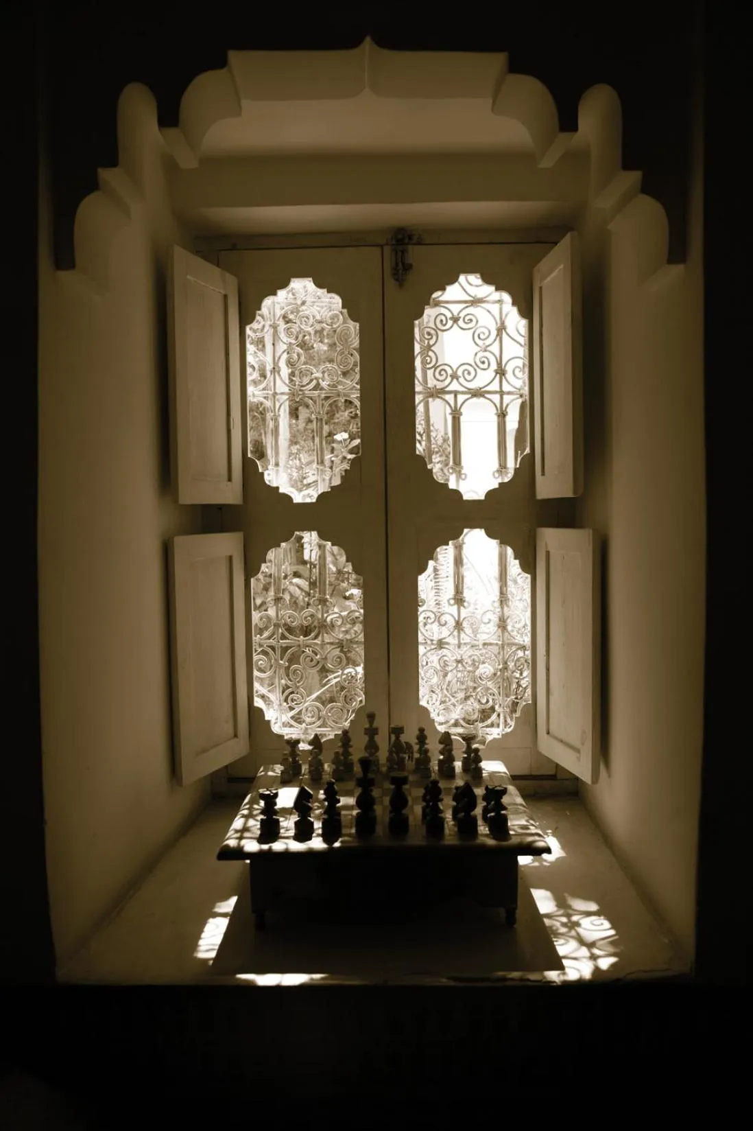 Decorative detail in Riad Ifoulki