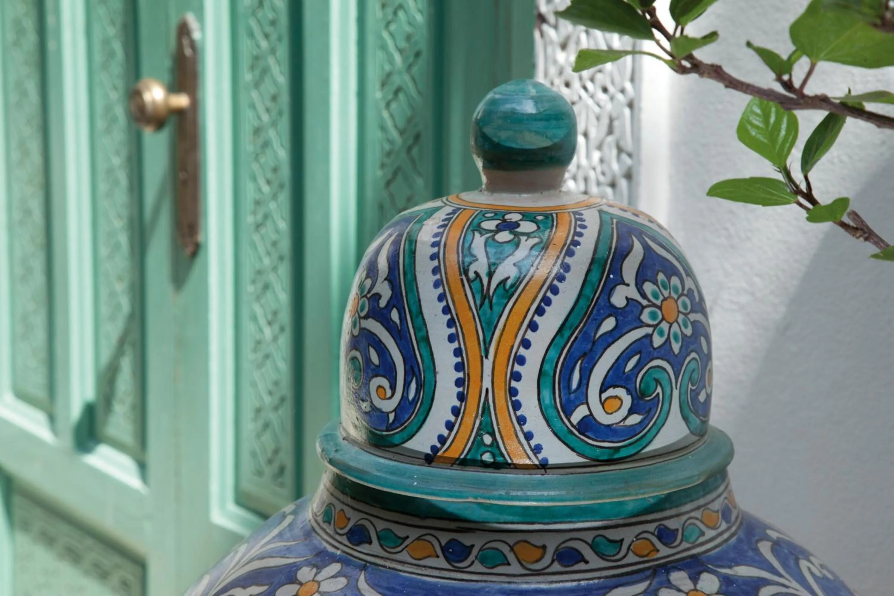 Decorative detail in Riad Ifoulki