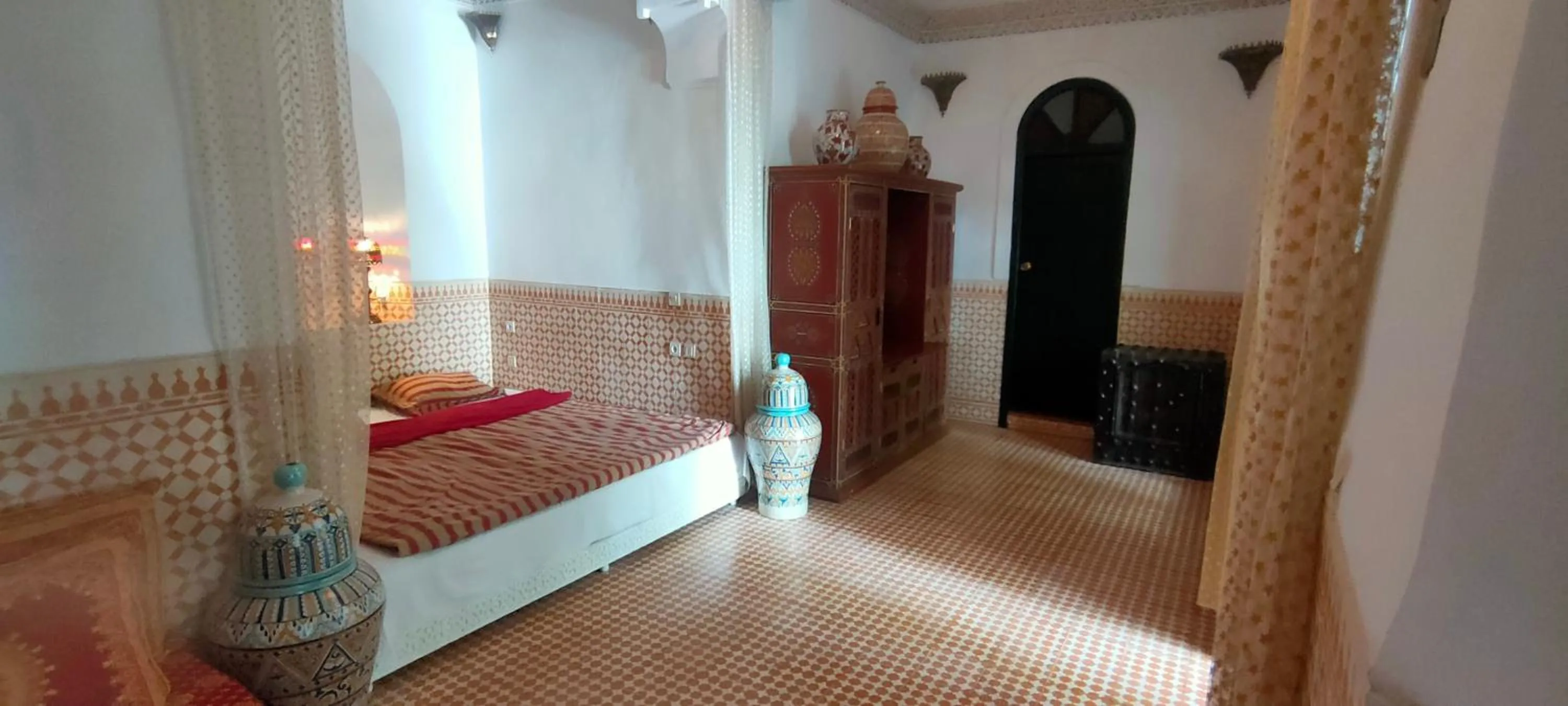 Bed in Riad Ifoulki