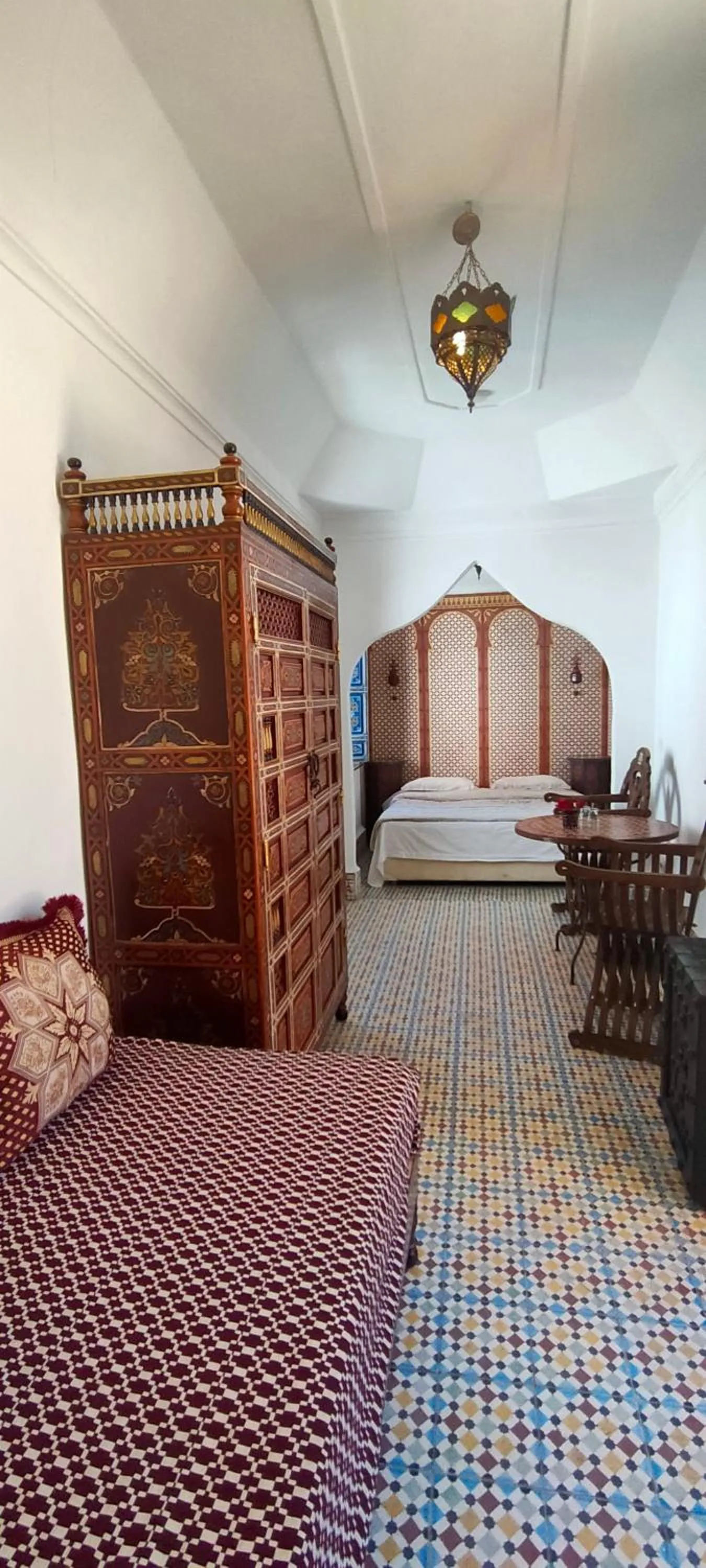 Bed in Riad Ifoulki
