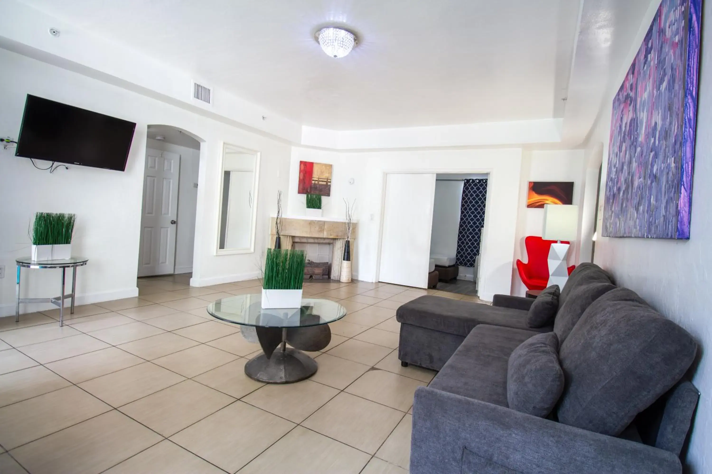 Living room in Casa Gaby Apartments Part of the Oasis Casita Collection Living room in Casa Gaby Apartments Part of the Oasis Casita Collection