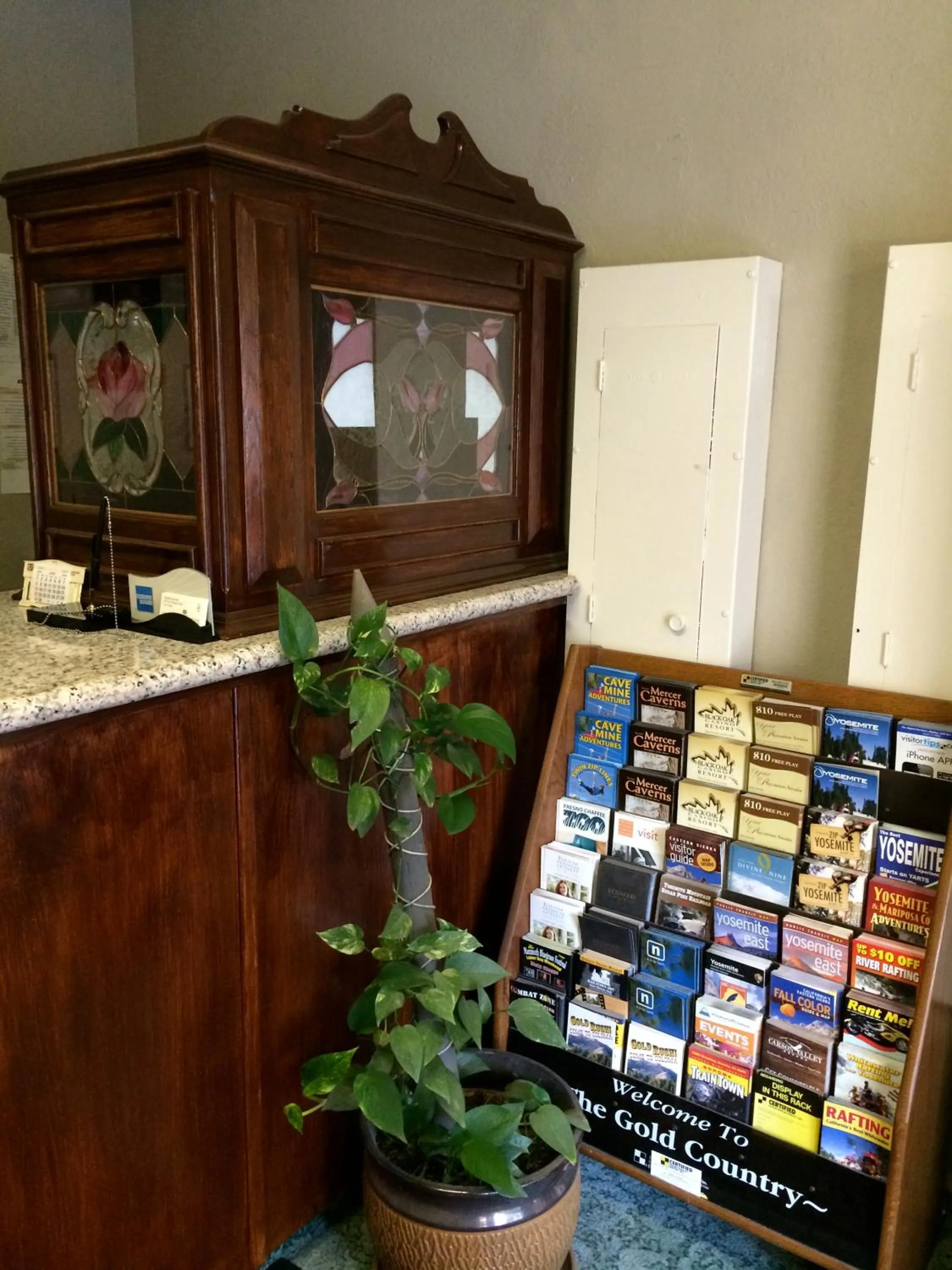 Lobby or reception in Miners Motel Jamestown