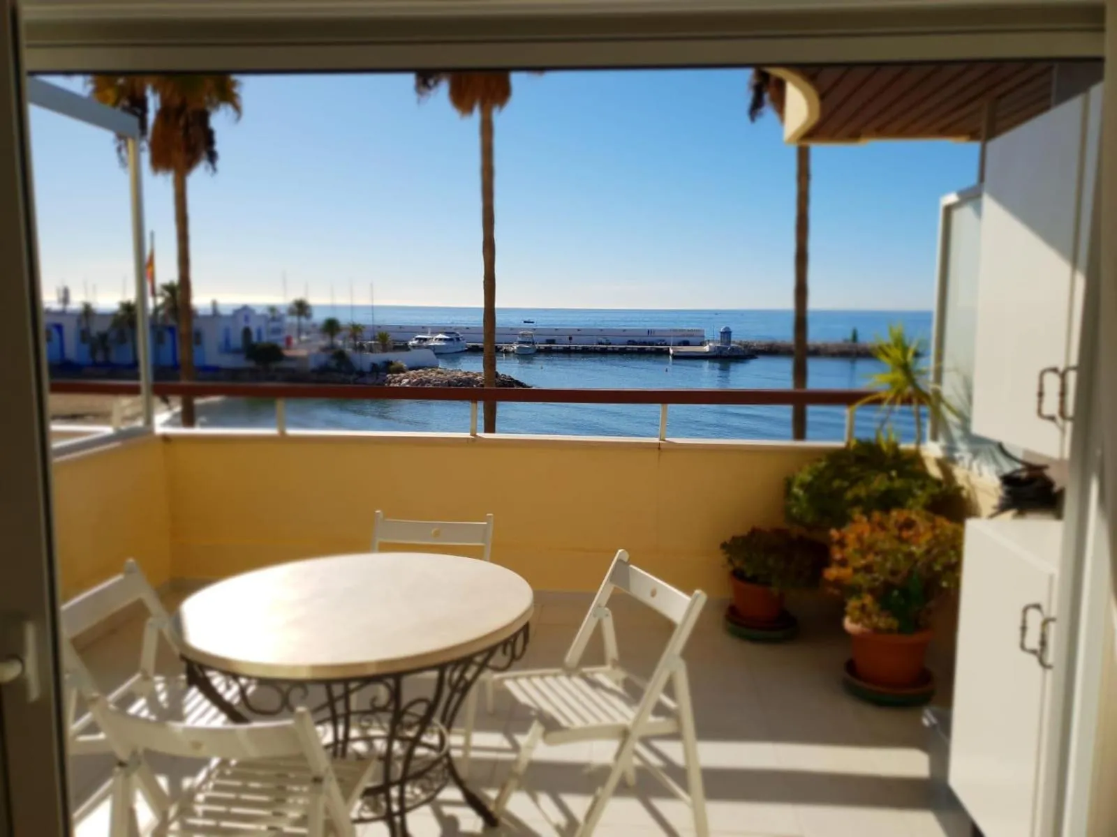Balcony/Terrace in Amazing Sea Views over Marbella Port