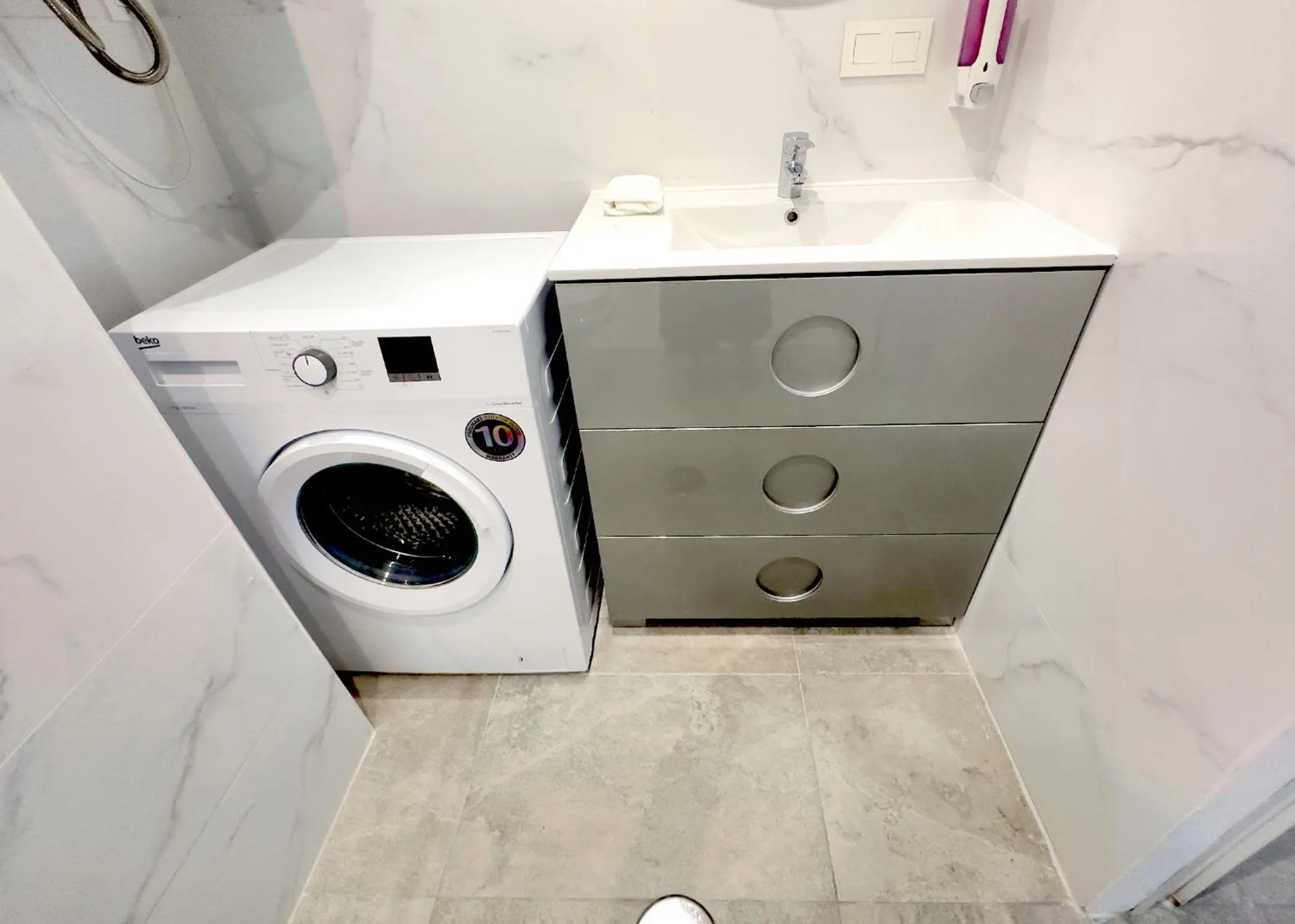 Bathroom in Amazing Sea Views over Marbella Port