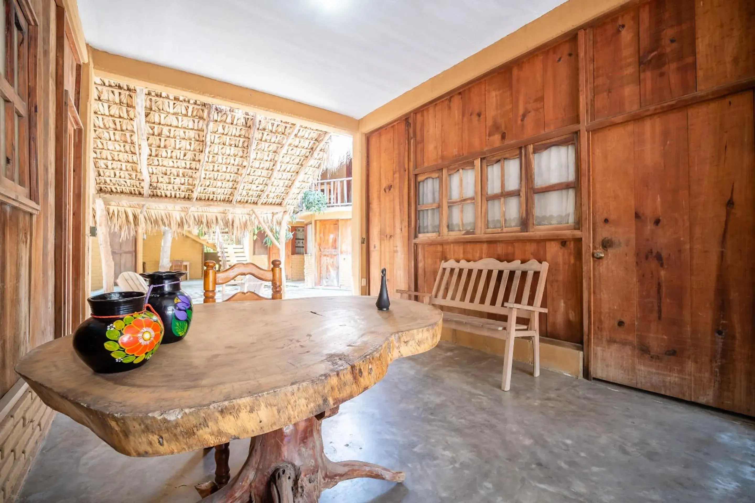 Lobby or reception in OYO Cabañas Abril, Mazunte Lobby or reception in OYO Cabañas Abril, Mazunte