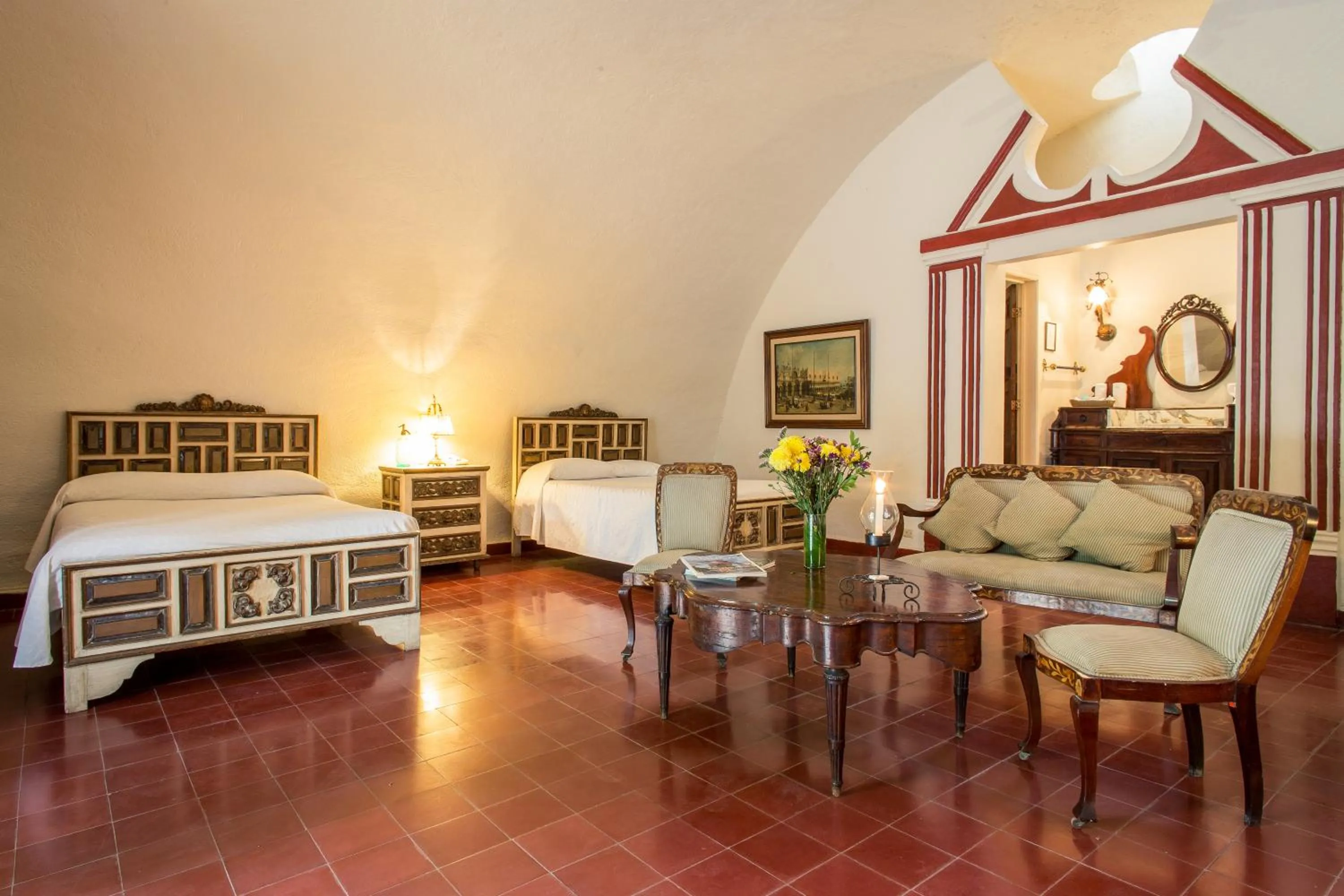 Bed in Hacienda San Gabriel de las Palmas