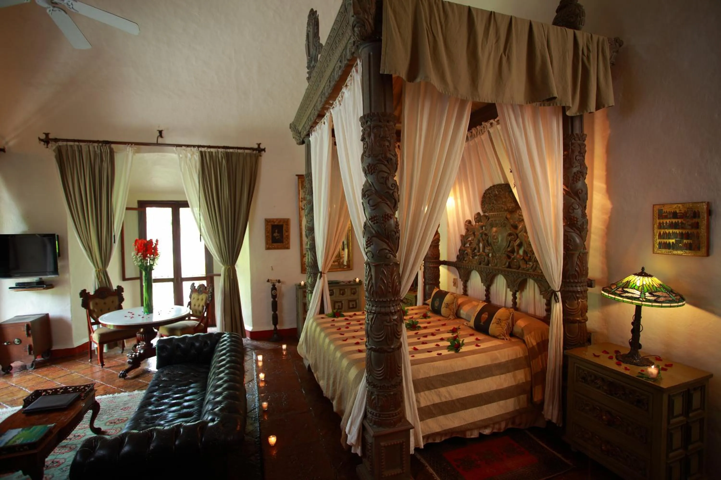 Bed in Hacienda San Gabriel de las Palmas