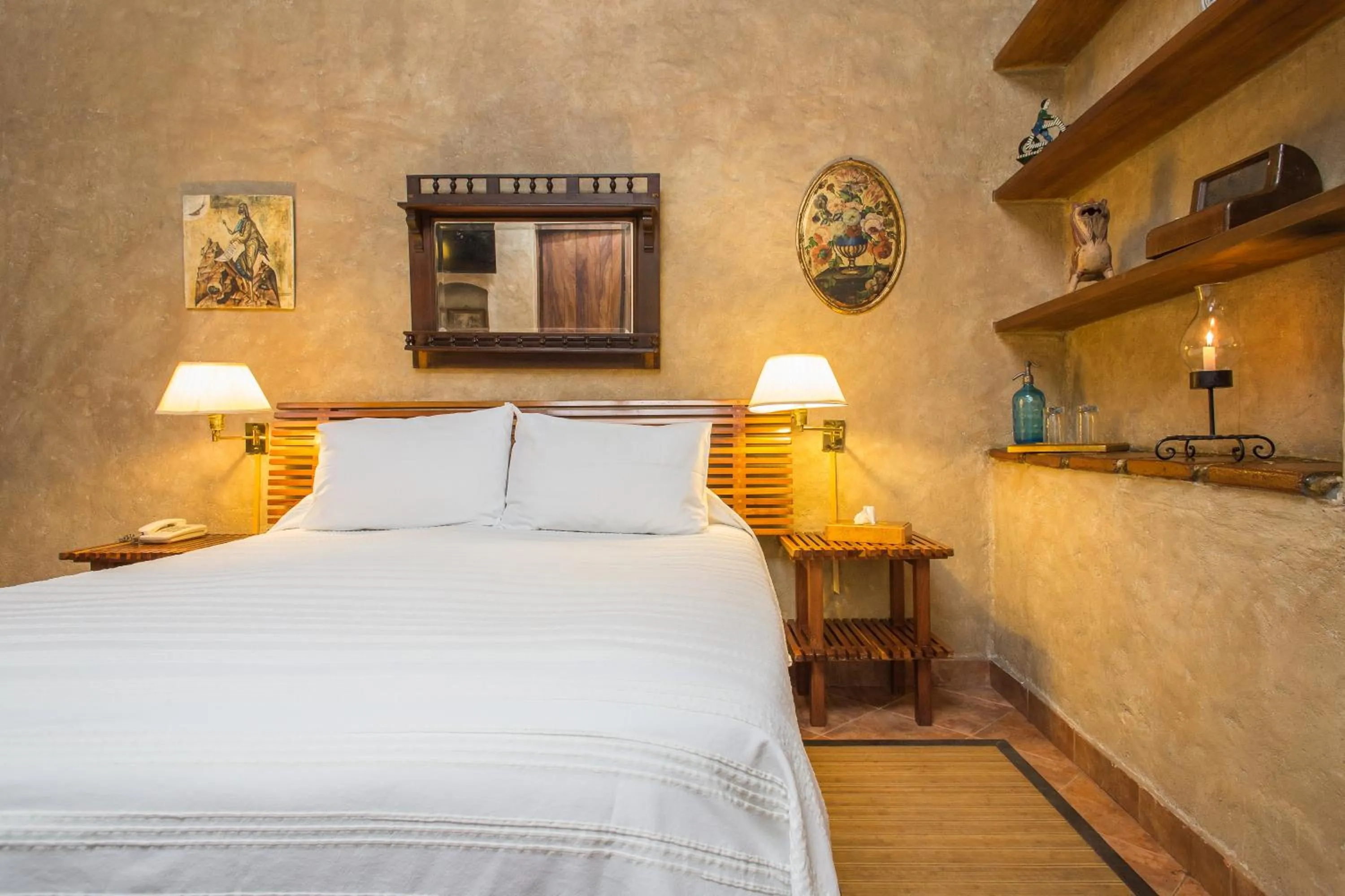 Bed in Hacienda San Gabriel de las Palmas