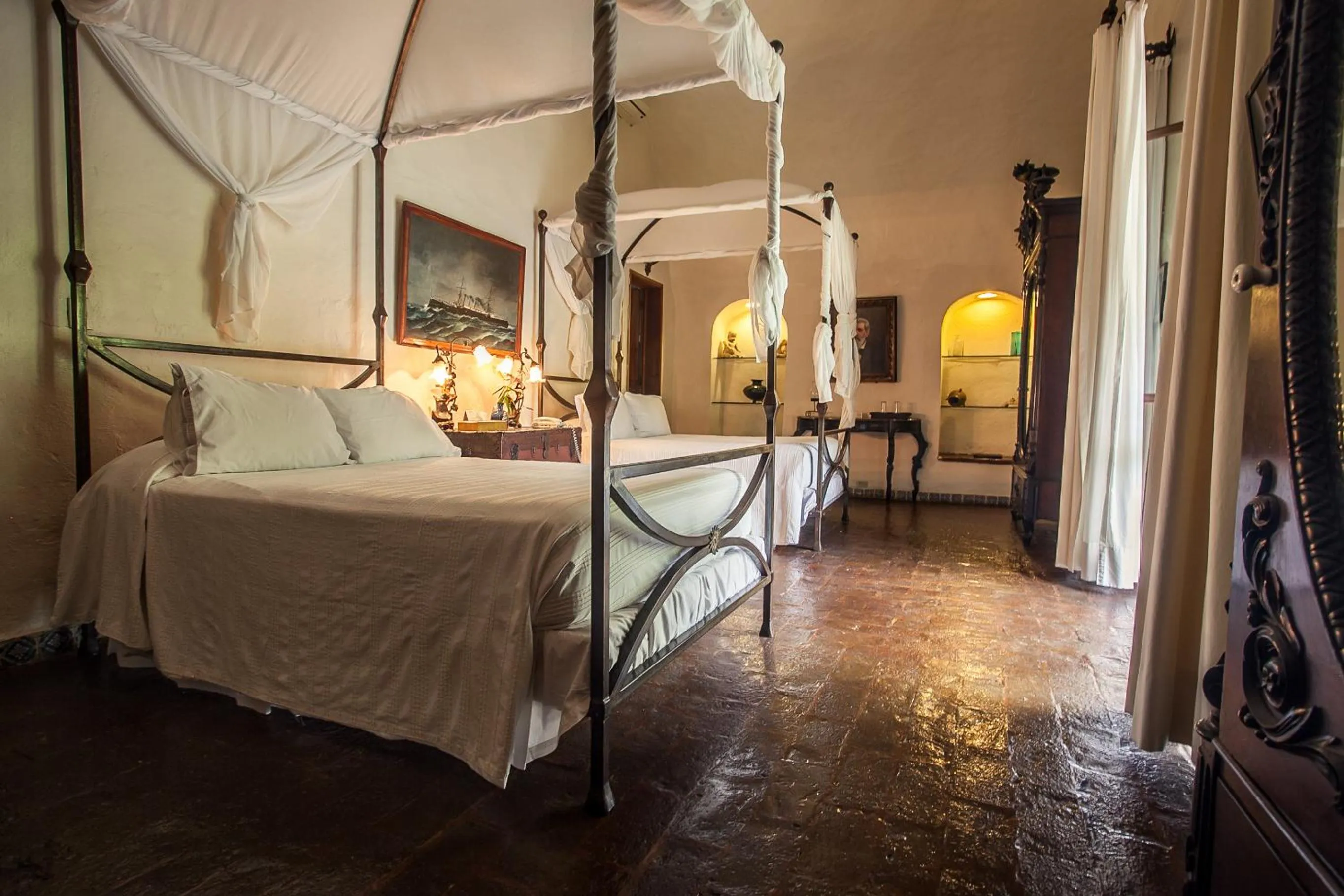 Bed in Hacienda San Gabriel de las Palmas