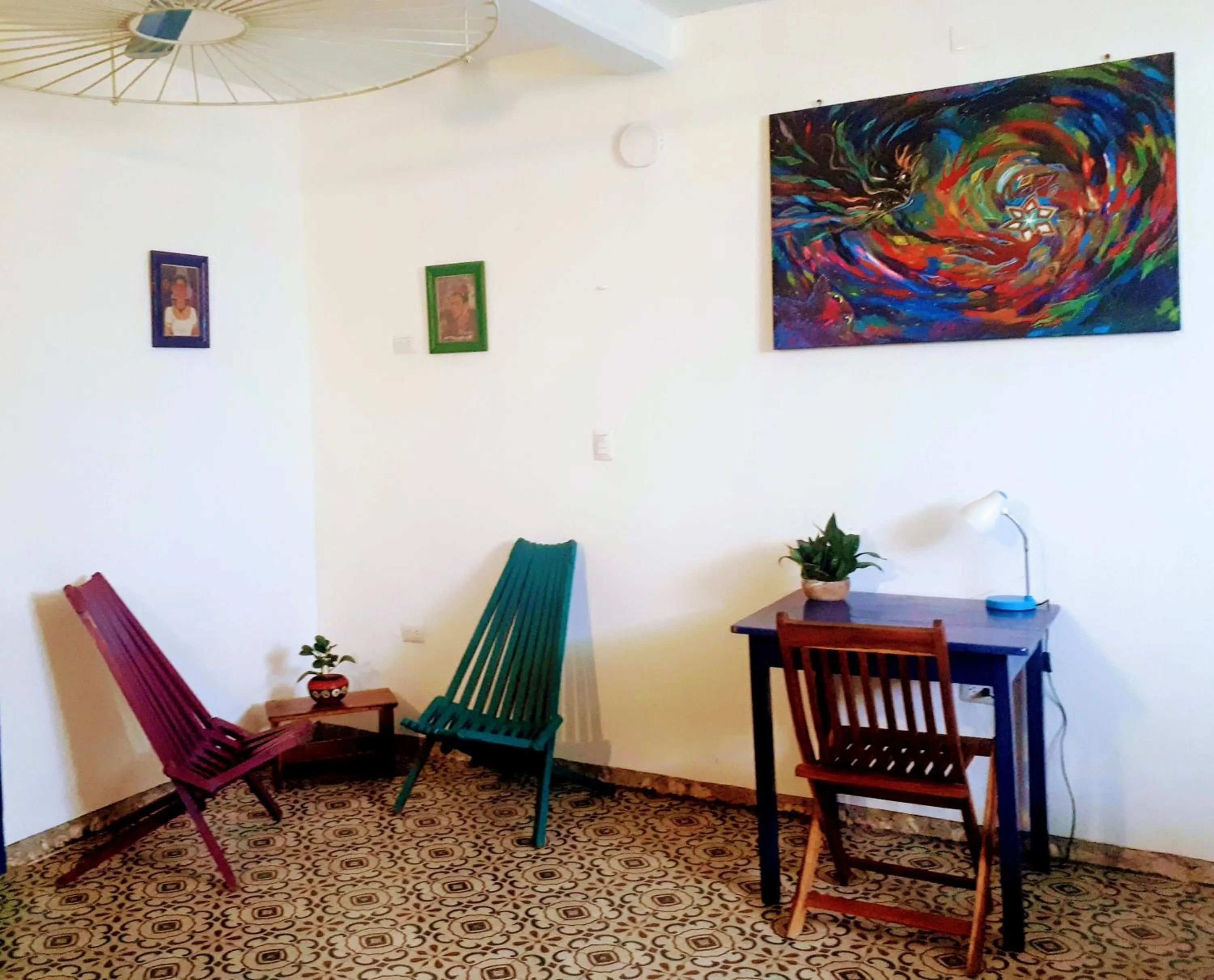 Decorative detail in Hostel Candelaria