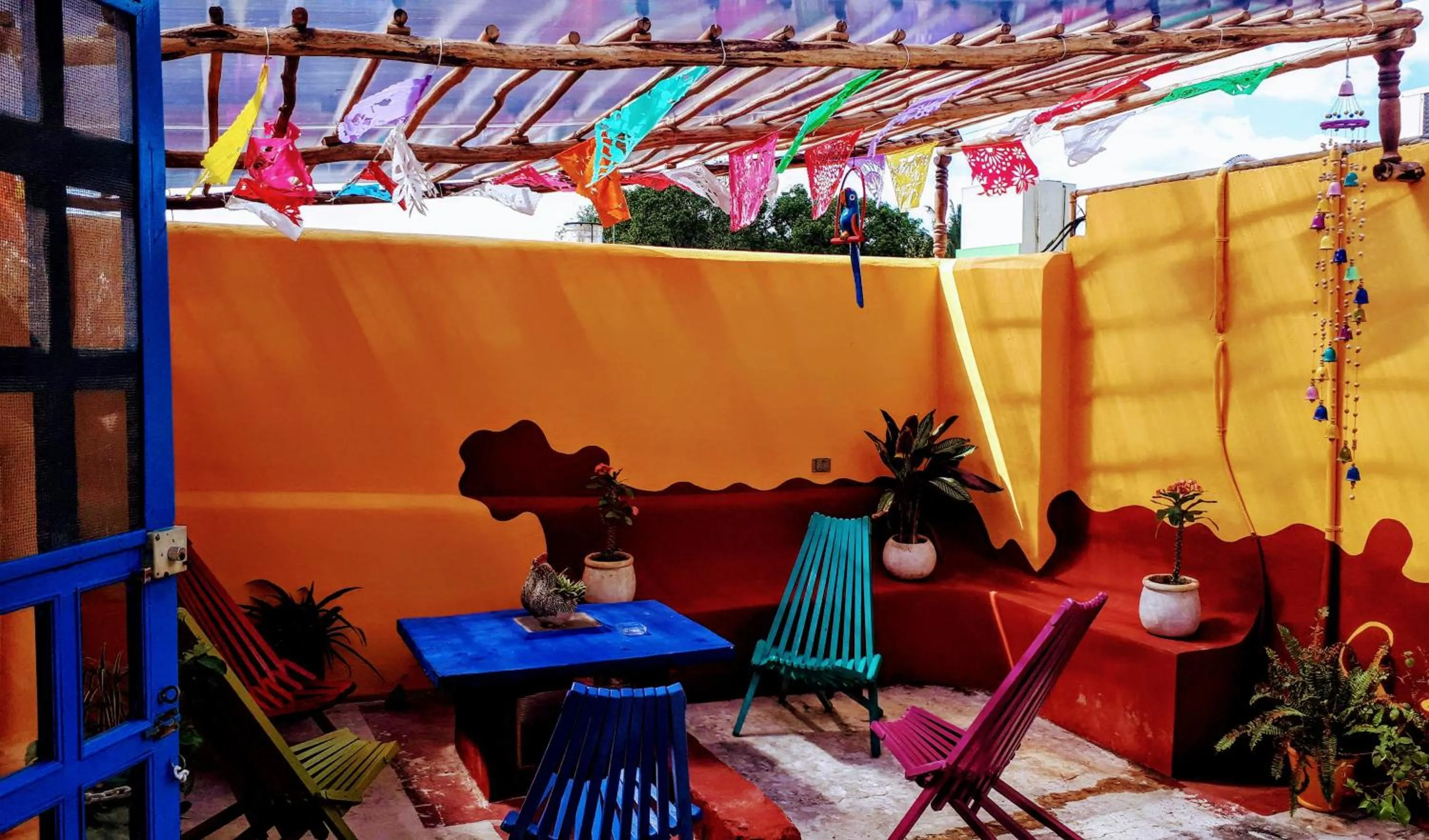 Balcony/Terrace in Hostel Candelaria