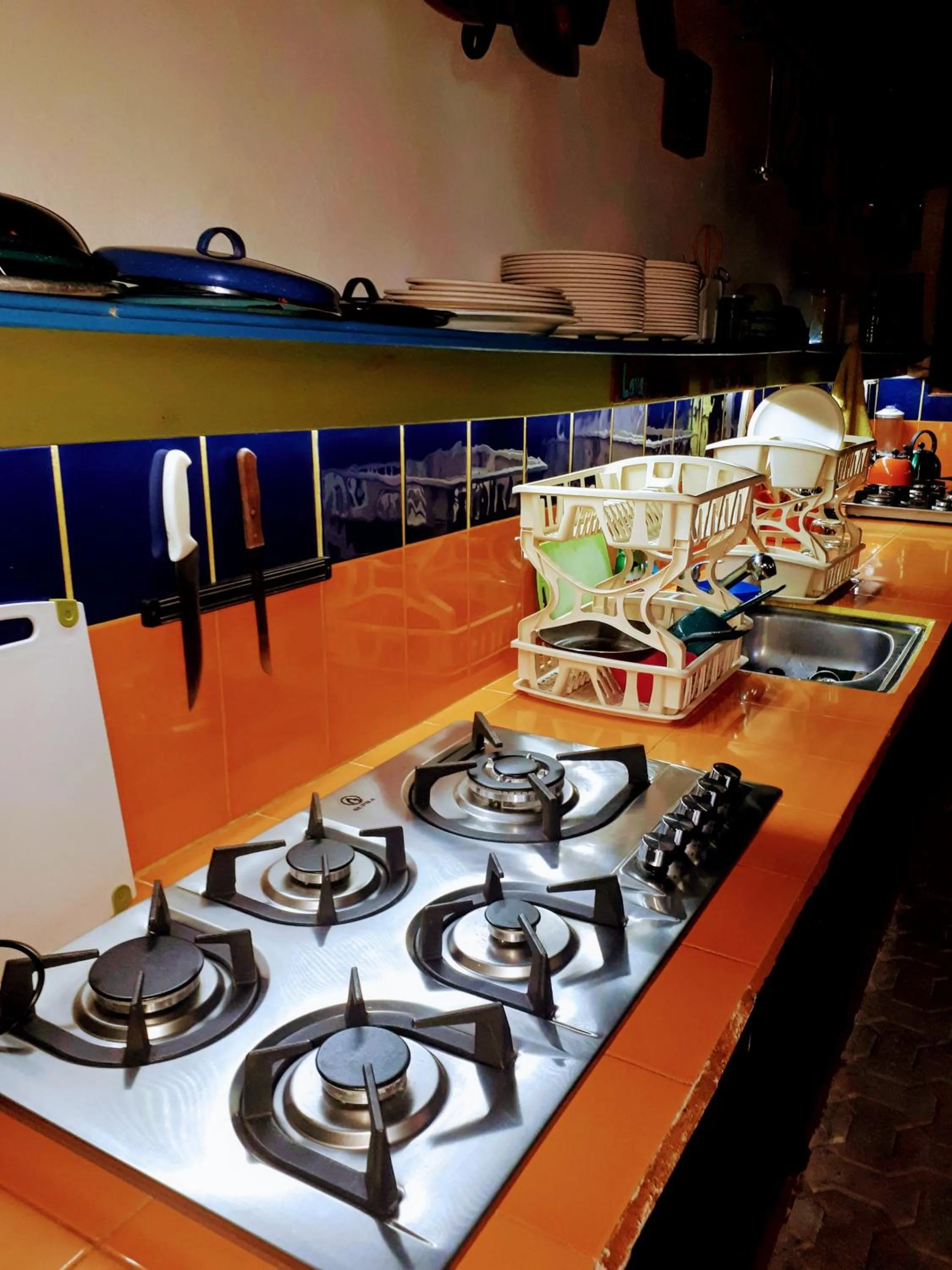 Kitchen or kitchenette in Hostel Candelaria