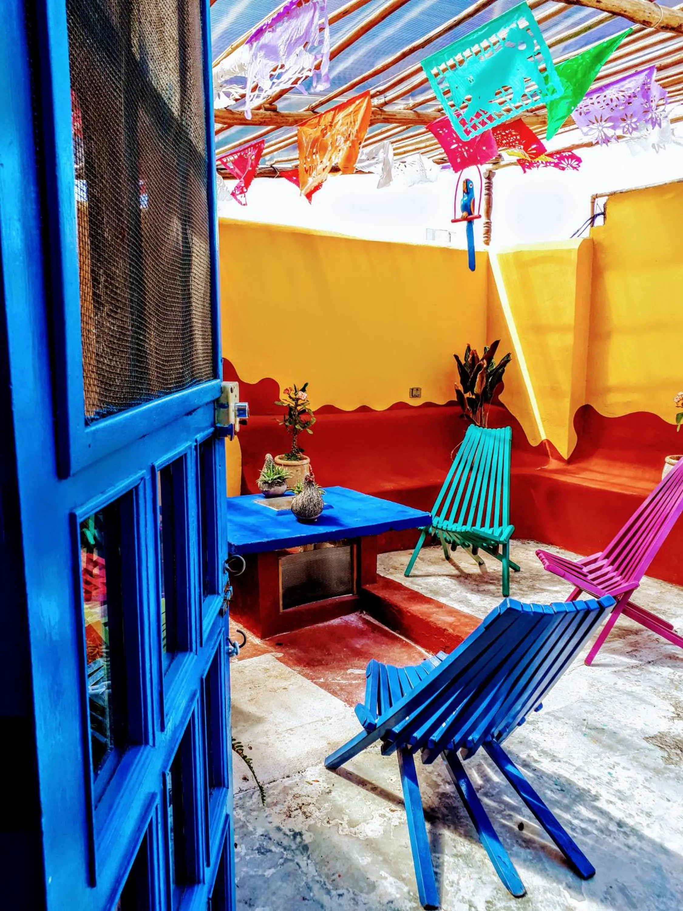Balcony/Terrace in Hostel Candelaria