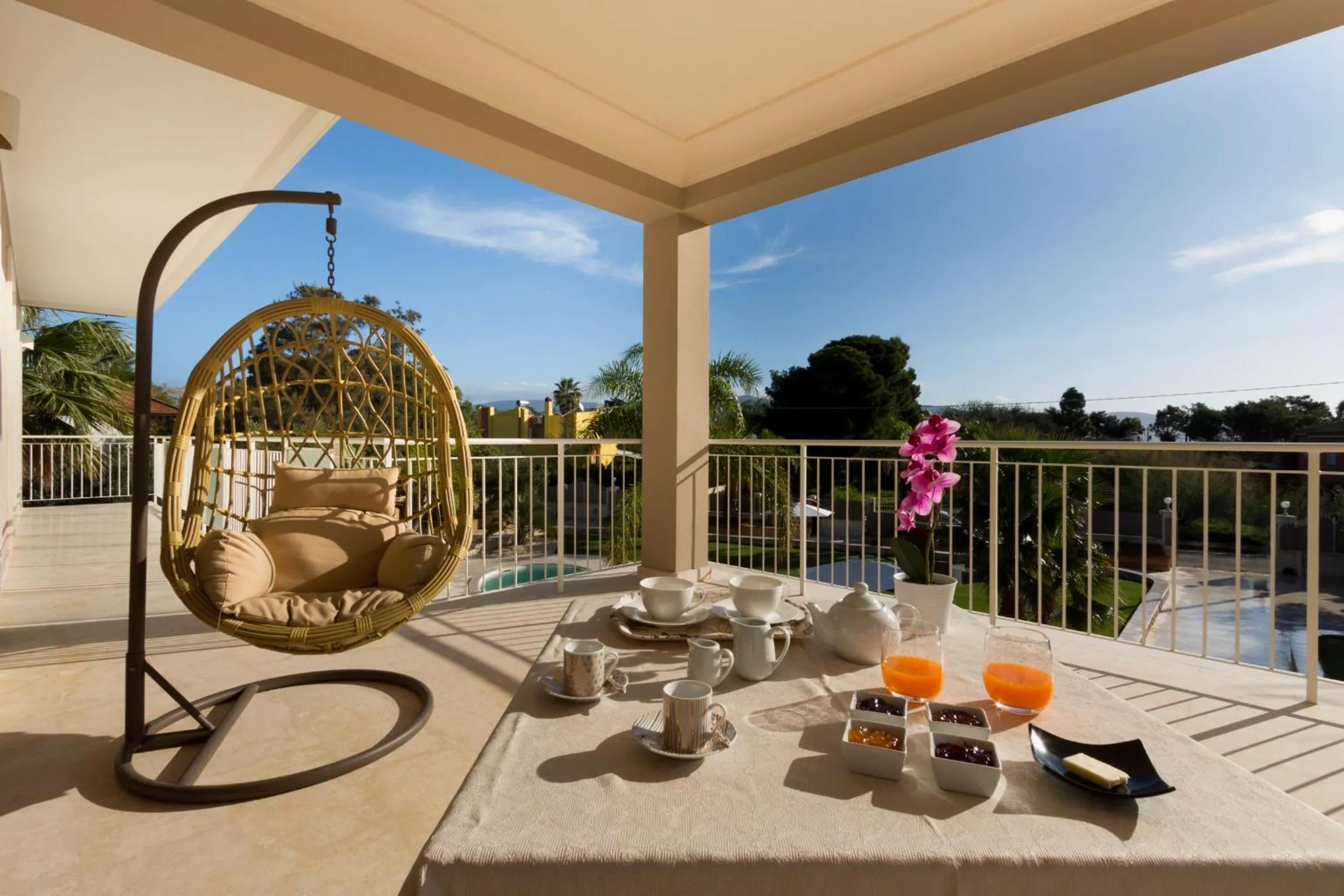 Balcony/Terrace in Villa Furoa