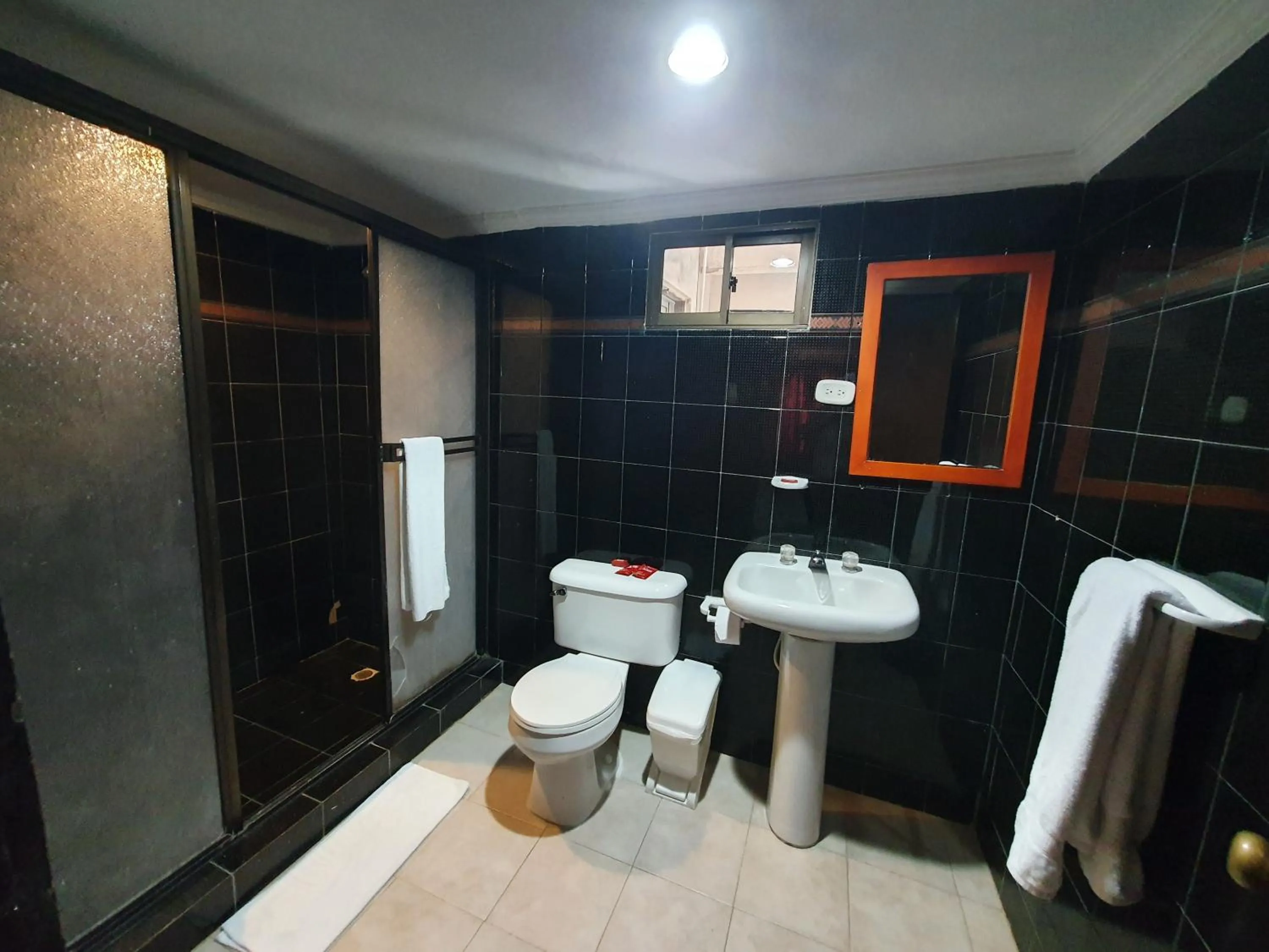 Bathroom in Hotel Puerta de Oro