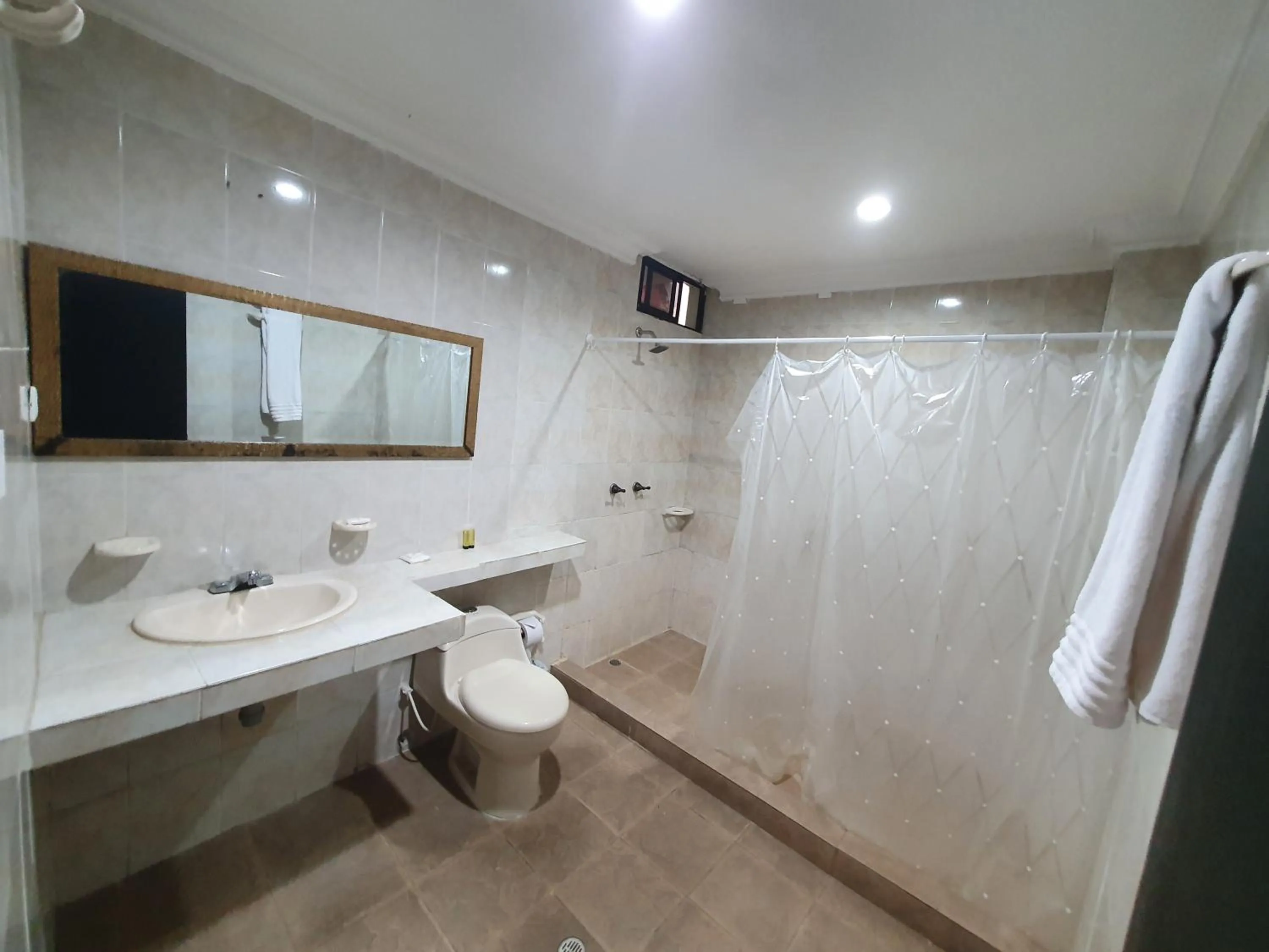 Bathroom in Hotel Puerta de Oro