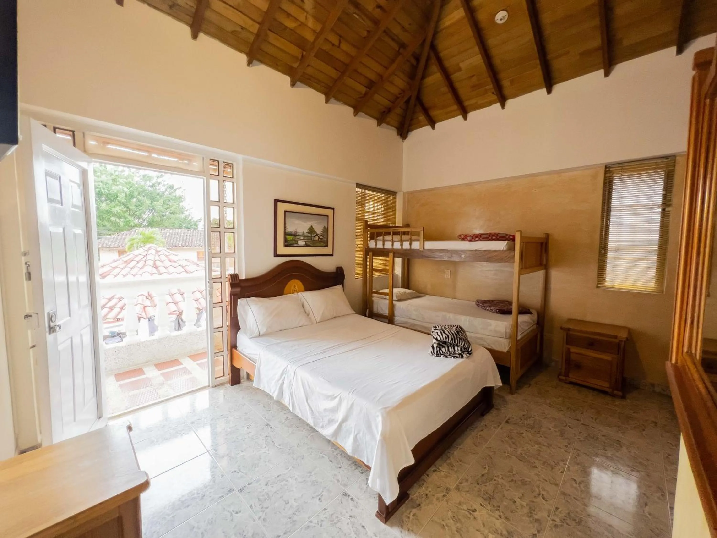 Bedroom, Bed in Casa Campestre La Colombiana