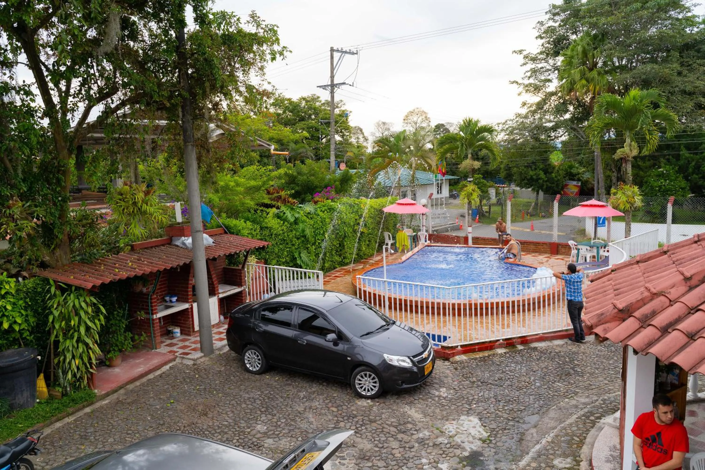 Garden view in Casa Campestre La Colombiana