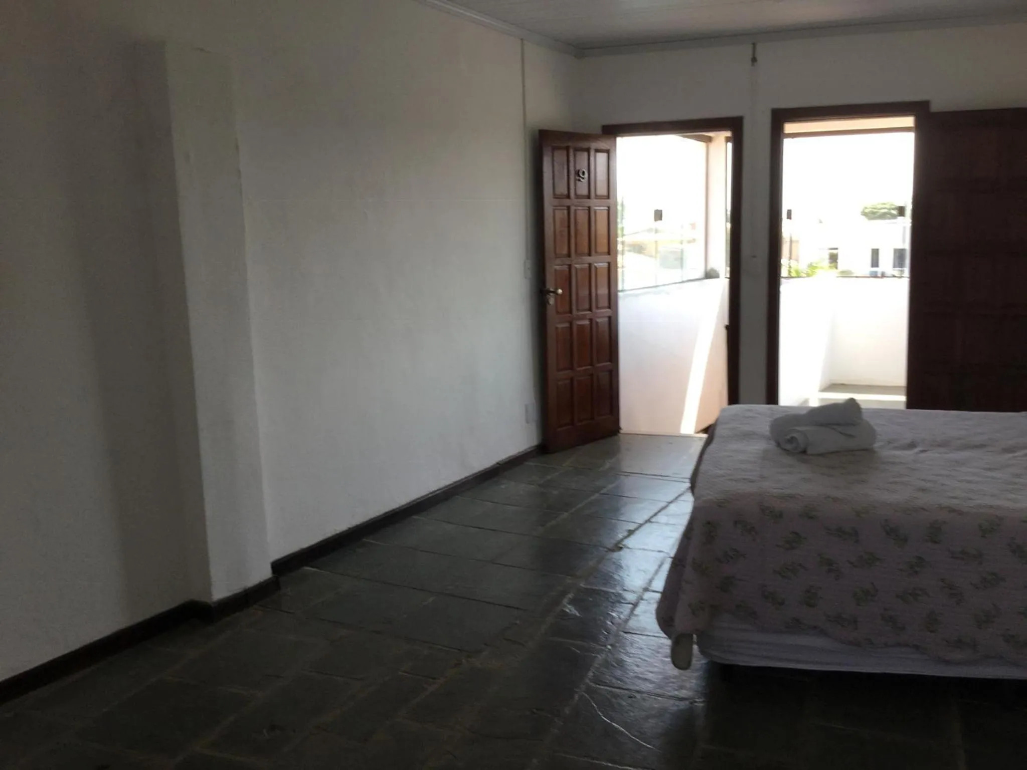 Balcony/Terrace, Bed in Pousada da Mércia - Itapuã (BA)