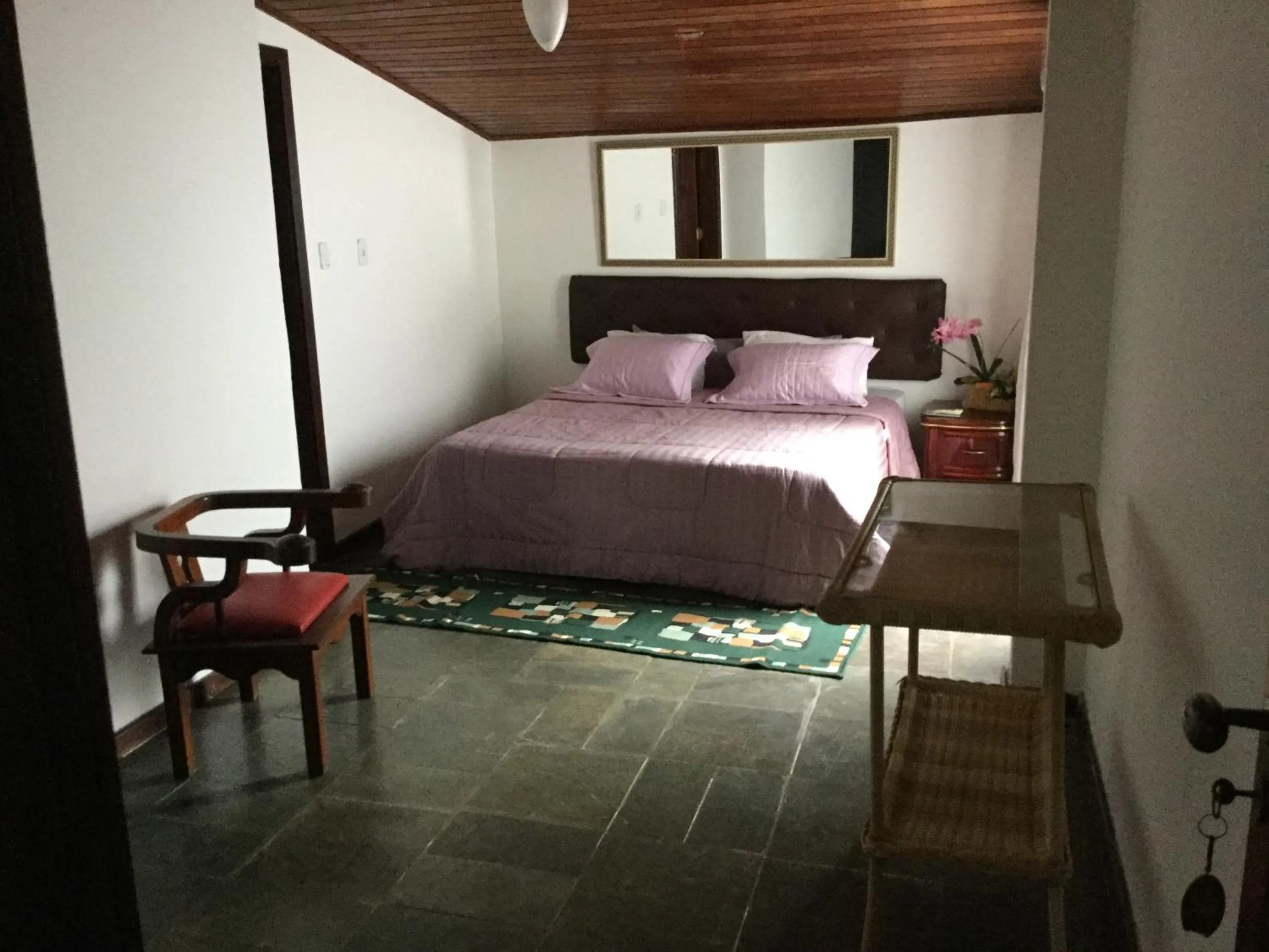 Bedroom, Bed in Pousada da Mércia - Itapuã (BA)
