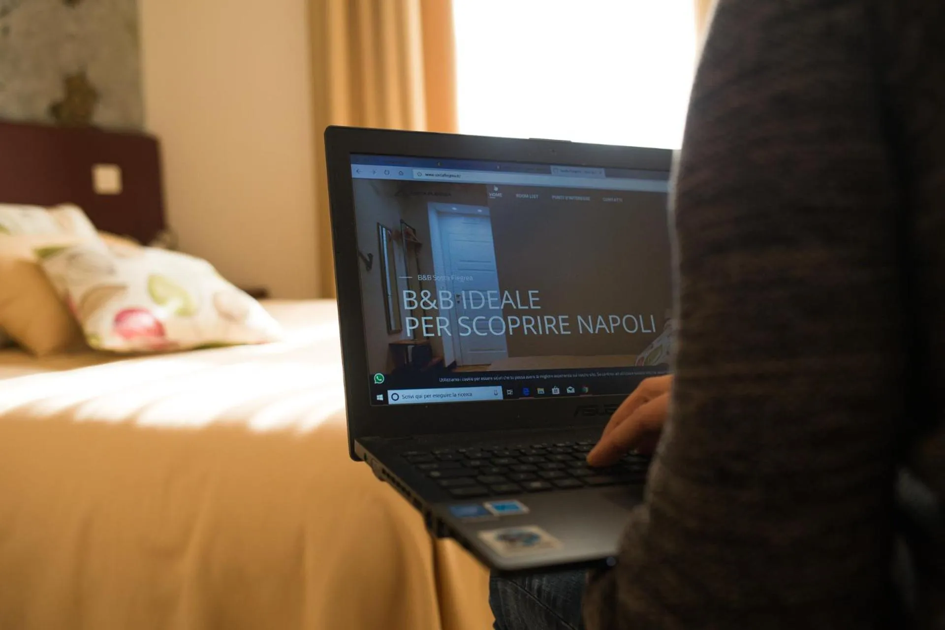 Decorative detail in B&B Sosta Flegrea