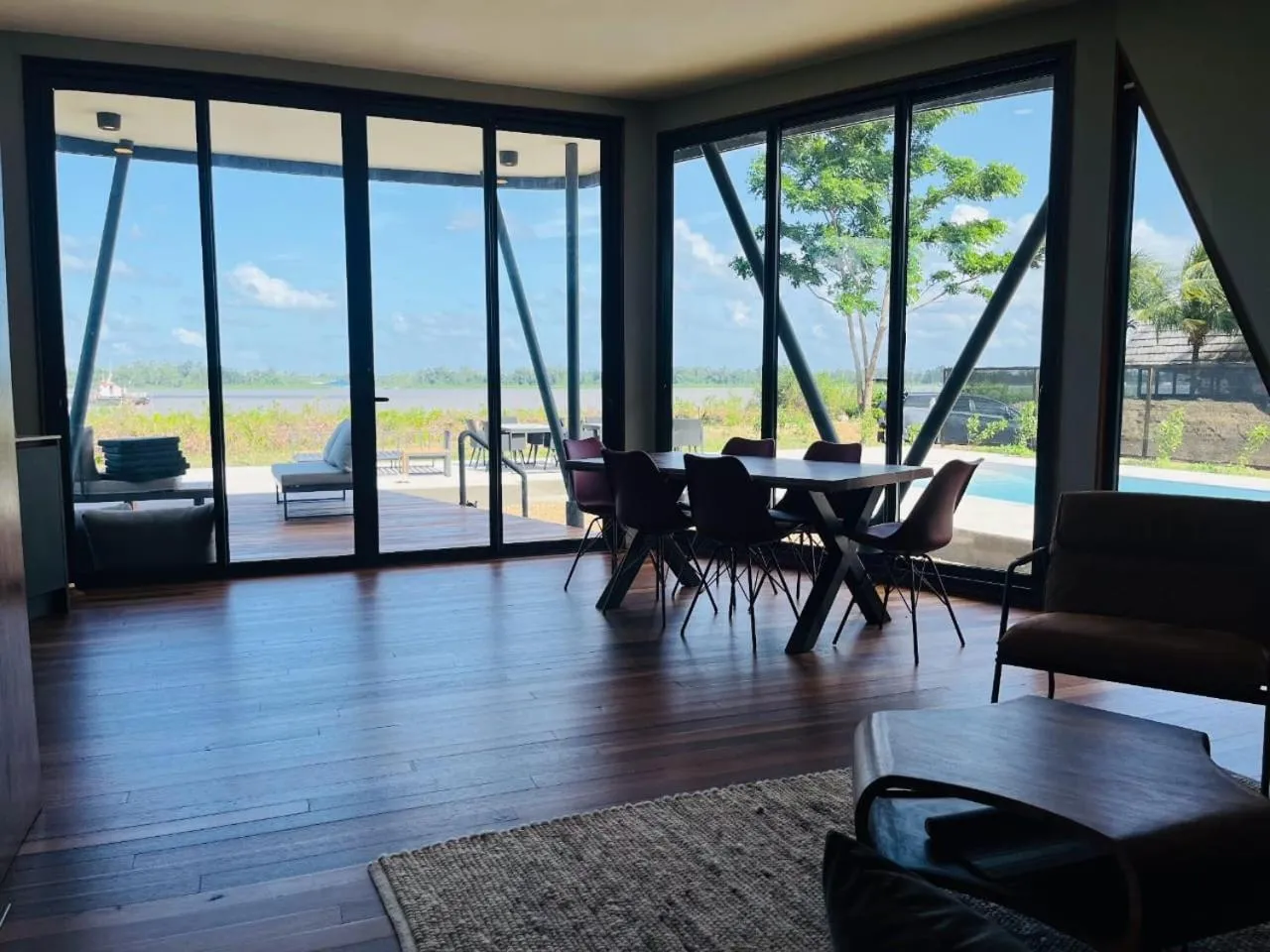Living room in Houttuyn Wellness River Resort