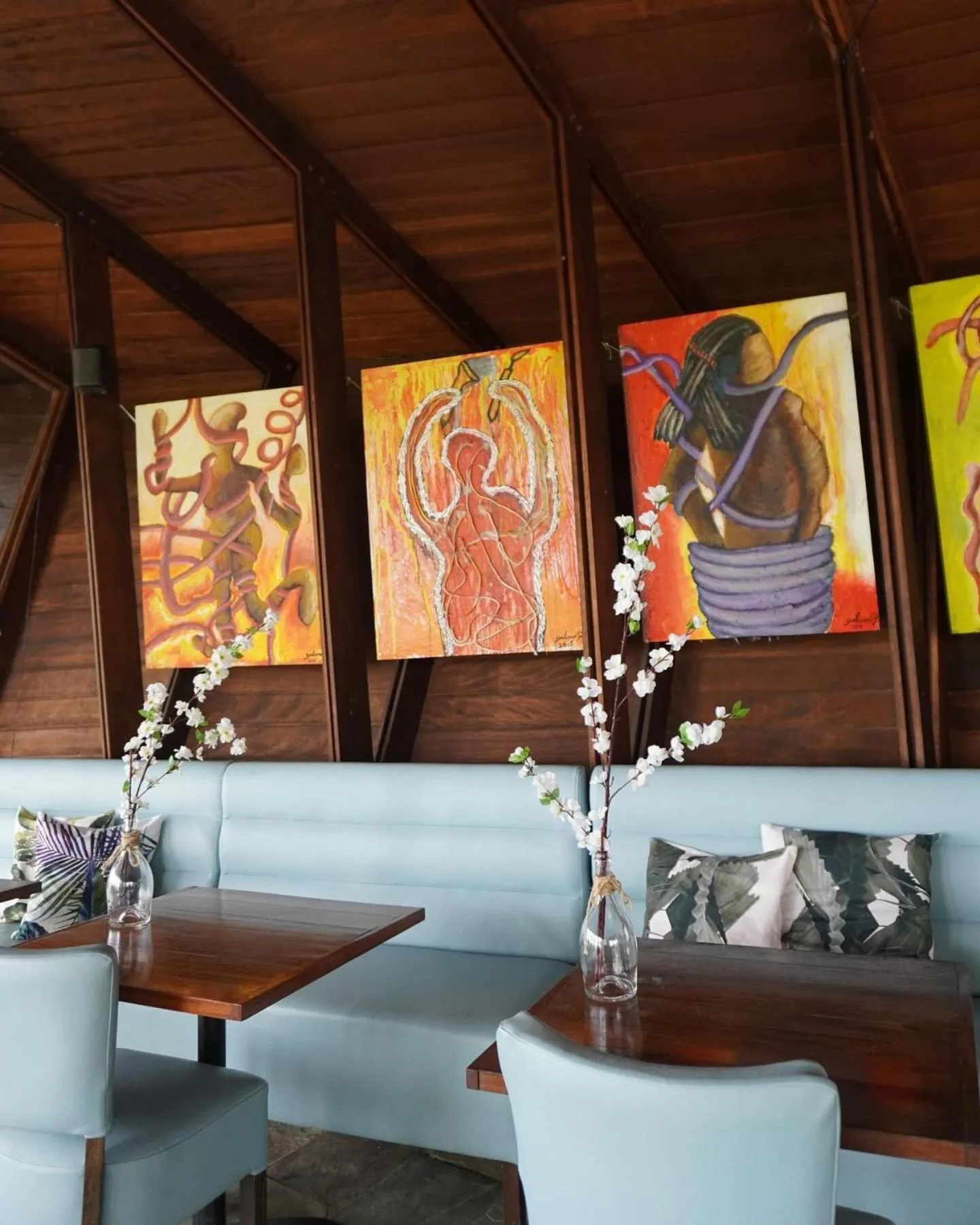 Decorative detail in Houttuyn Wellness River Resort