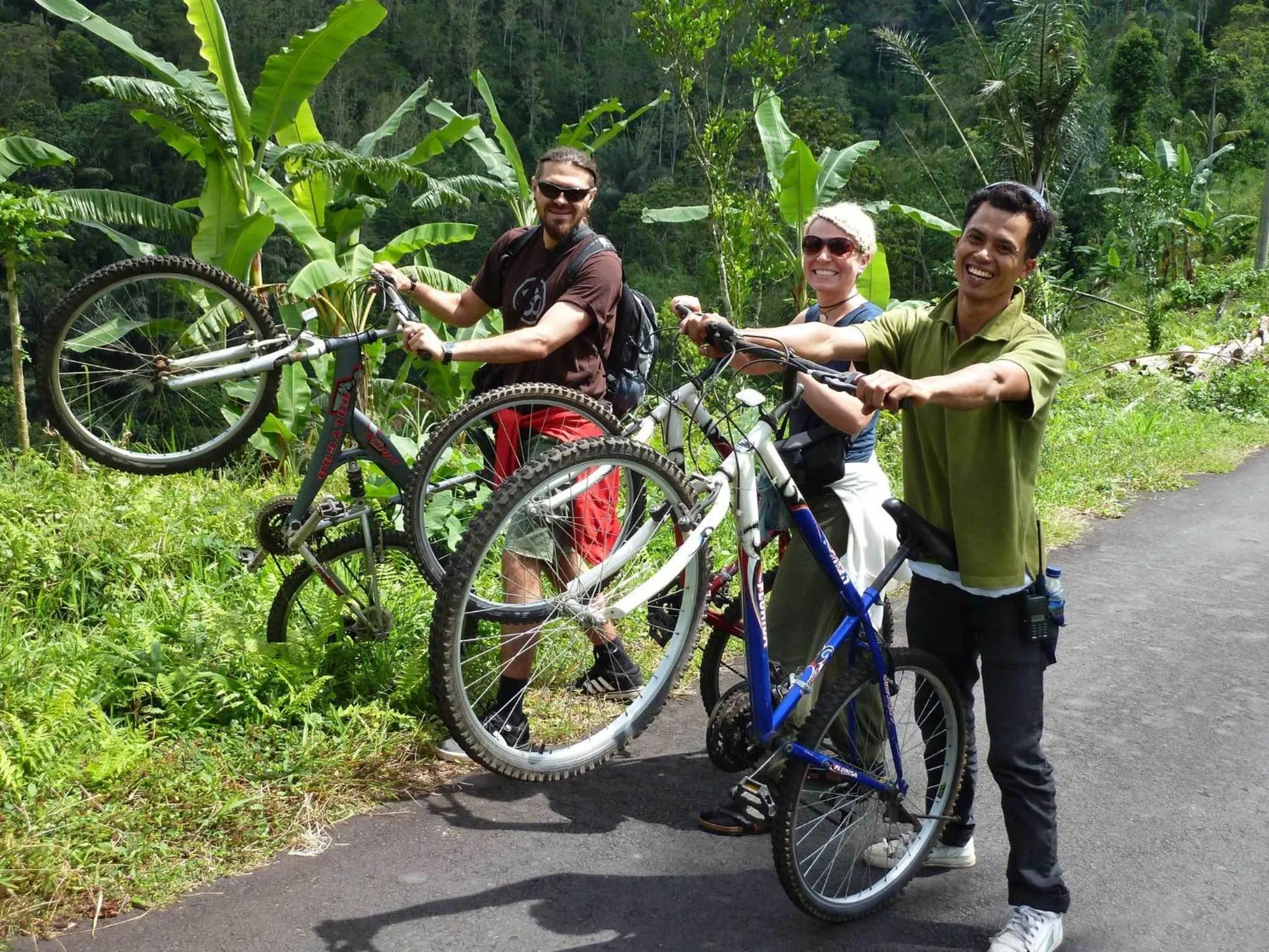 Cycling in Bali Eco Village
