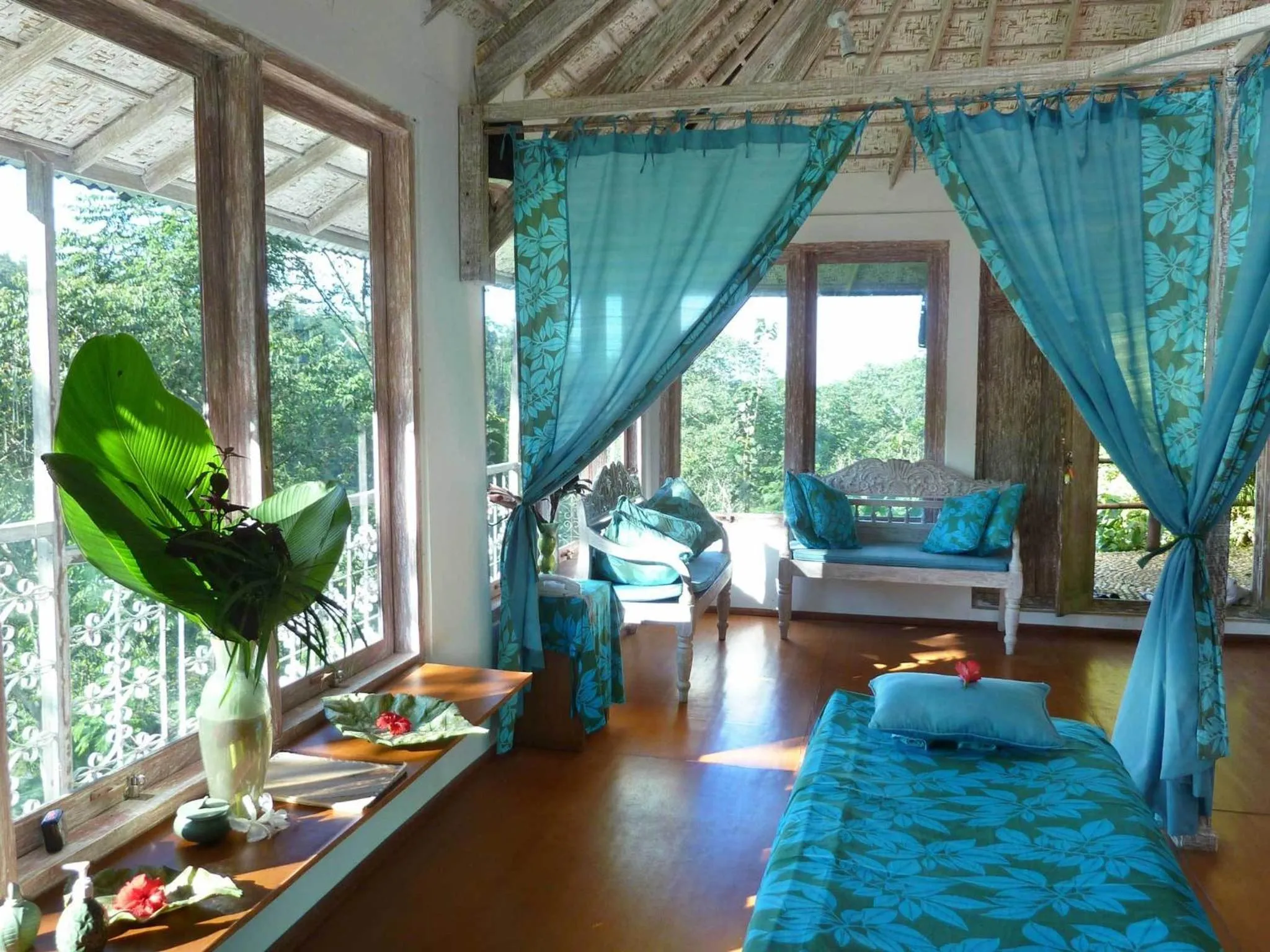 Seating area in Bali Eco Village