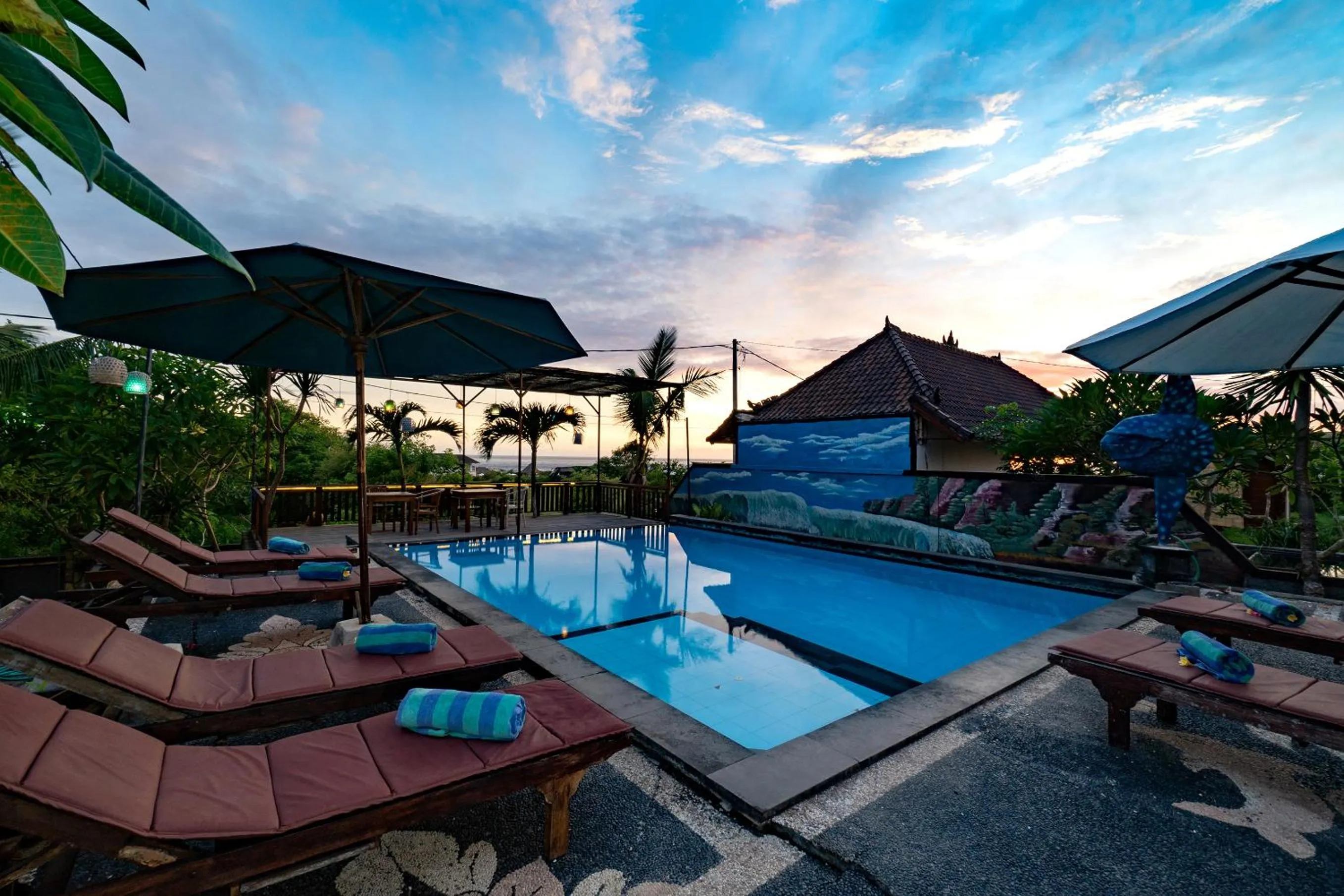Swimming pool in Sedok Jineng Villa Lembongan