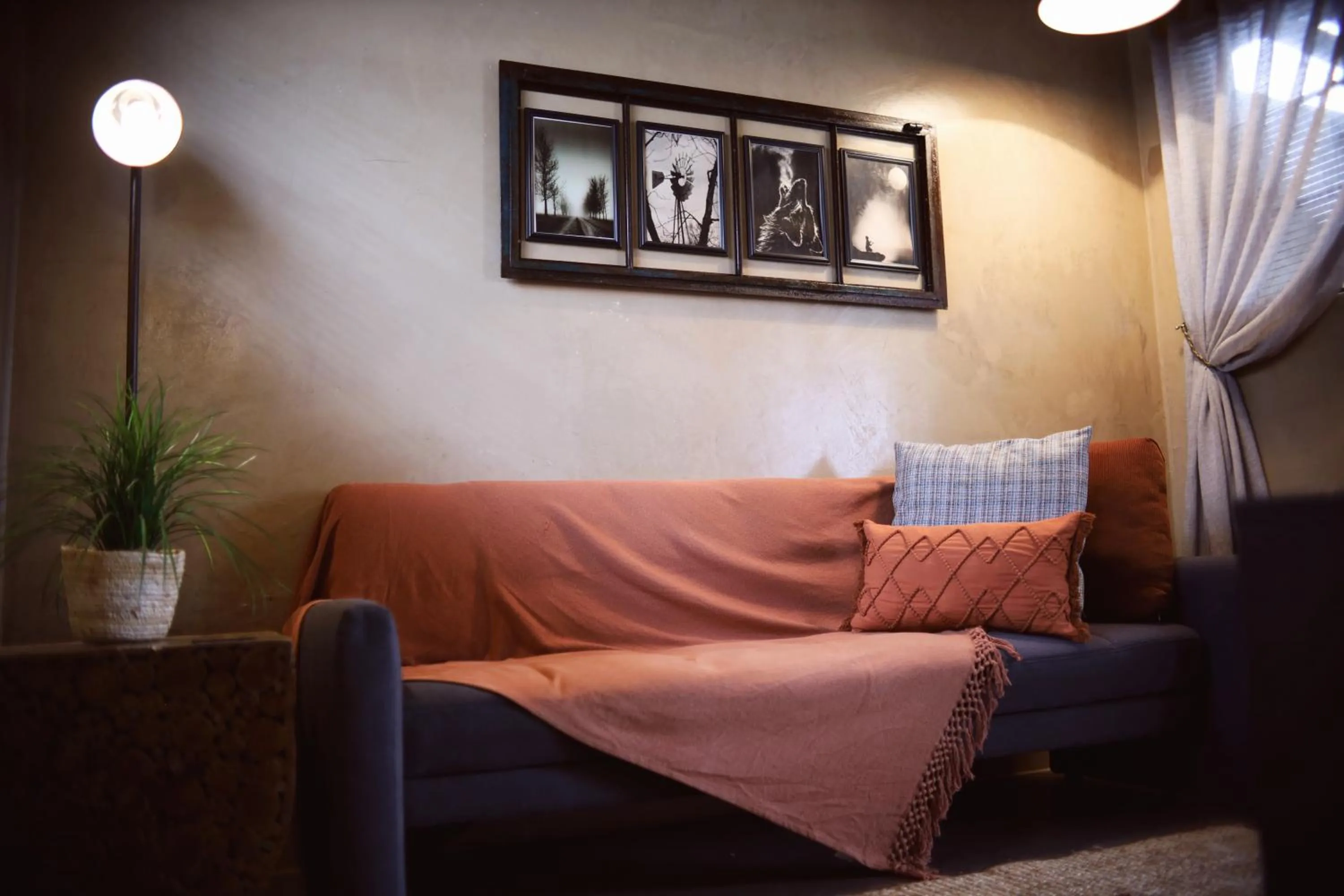 Seating area in Modern Farm