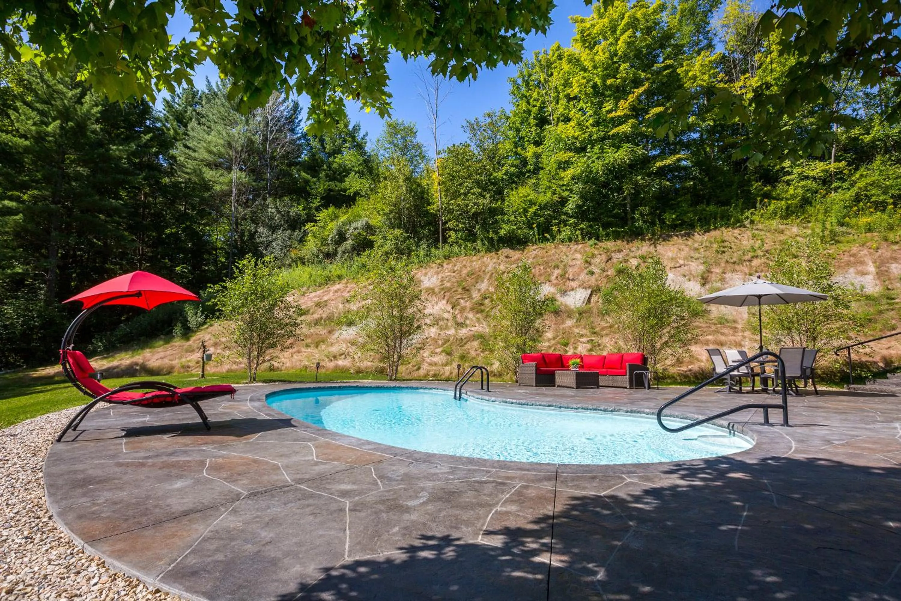 Swimming pool in The Barnstead Inn