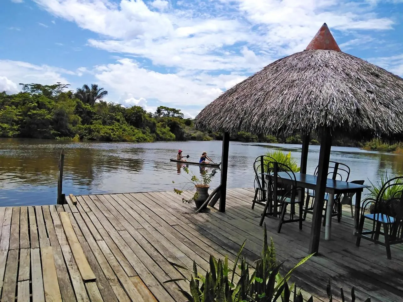 Day in Amazon Oasis Floating Lodge