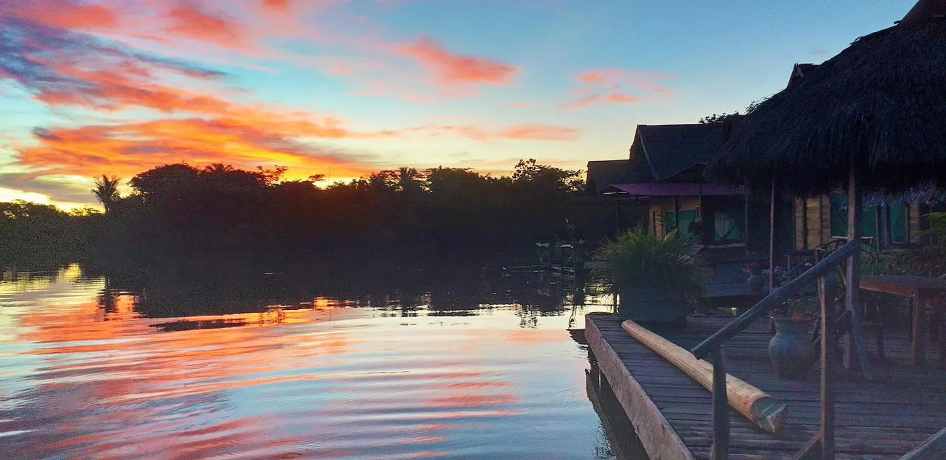 Natural landscape in Amazon Oasis Floating Lodge