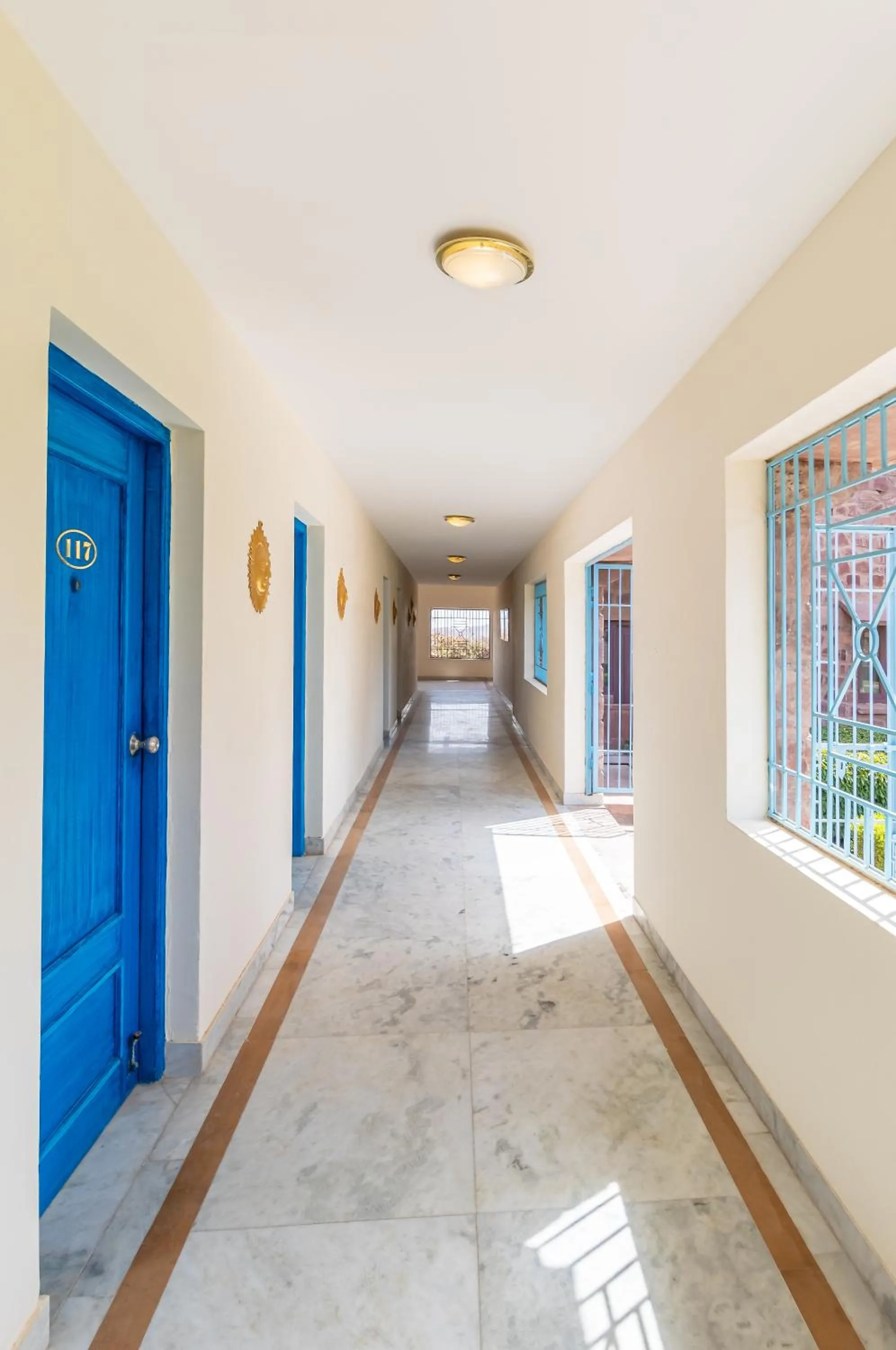 Balcony/Terrace in Bijolai Palace - A Inde Hotel , Jodhpur