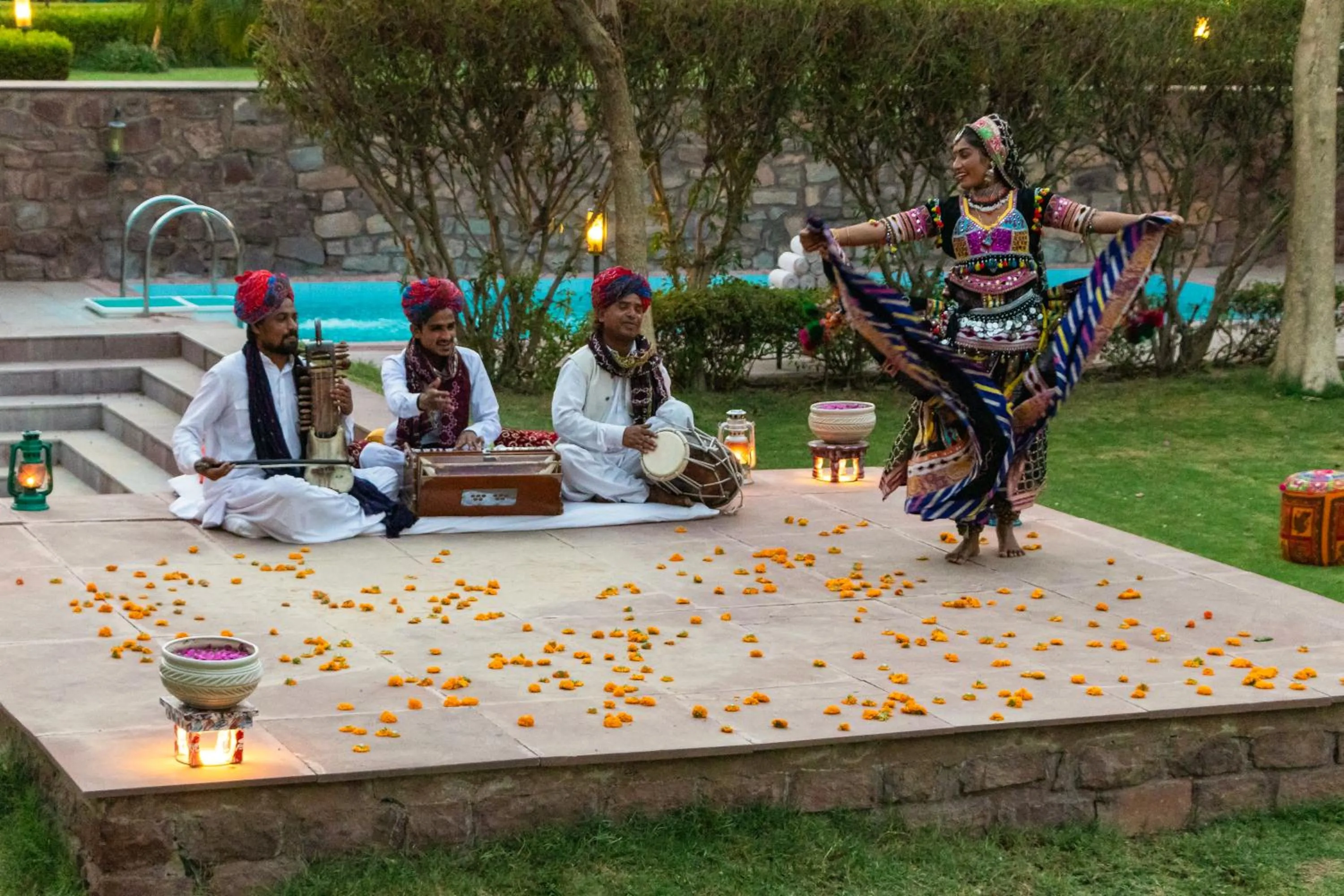 Entertainment in Bijolai Palace - A Inde Hotel , Jodhpur