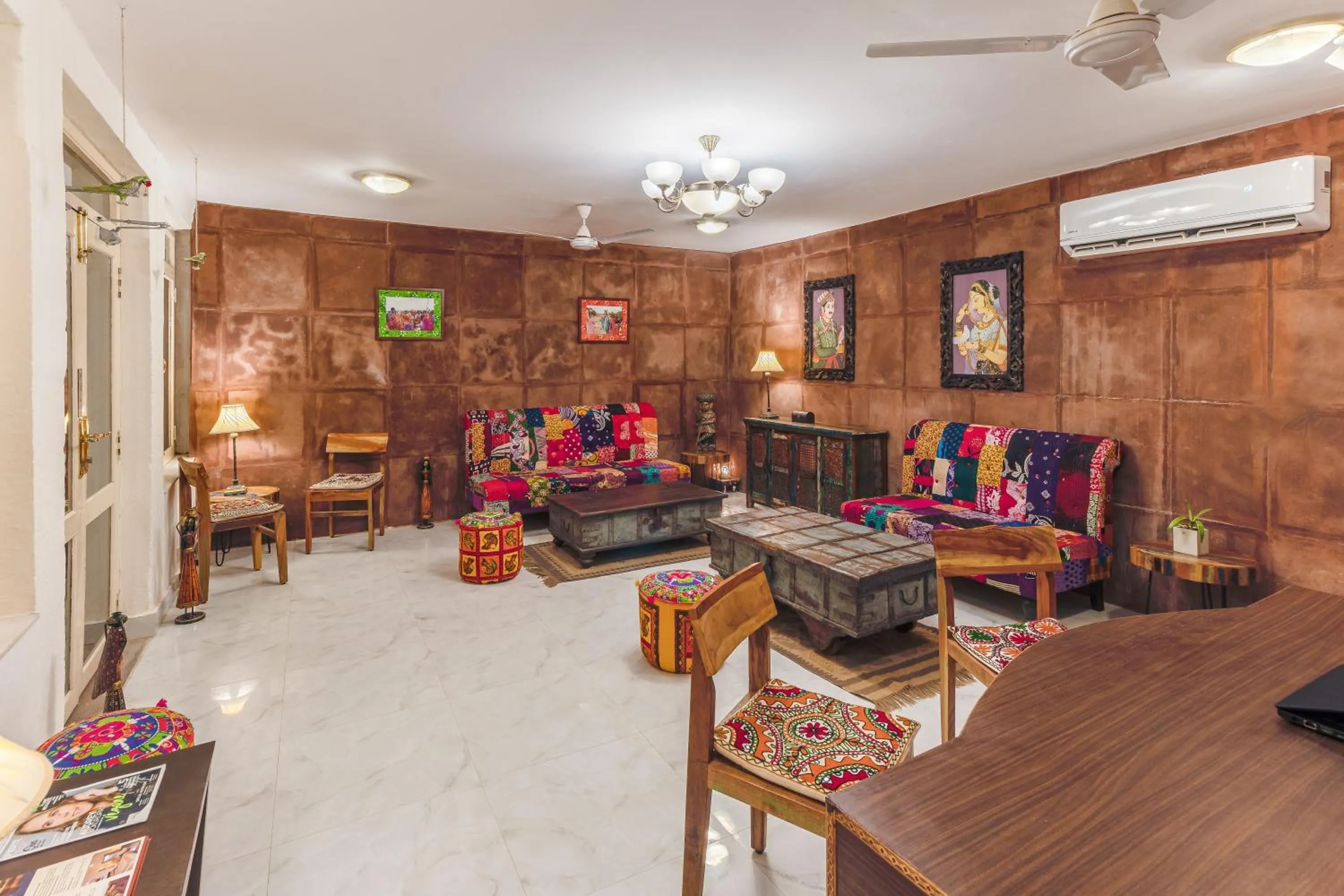 Lobby or reception in Bijolai Palace - A Inde Hotel , Jodhpur