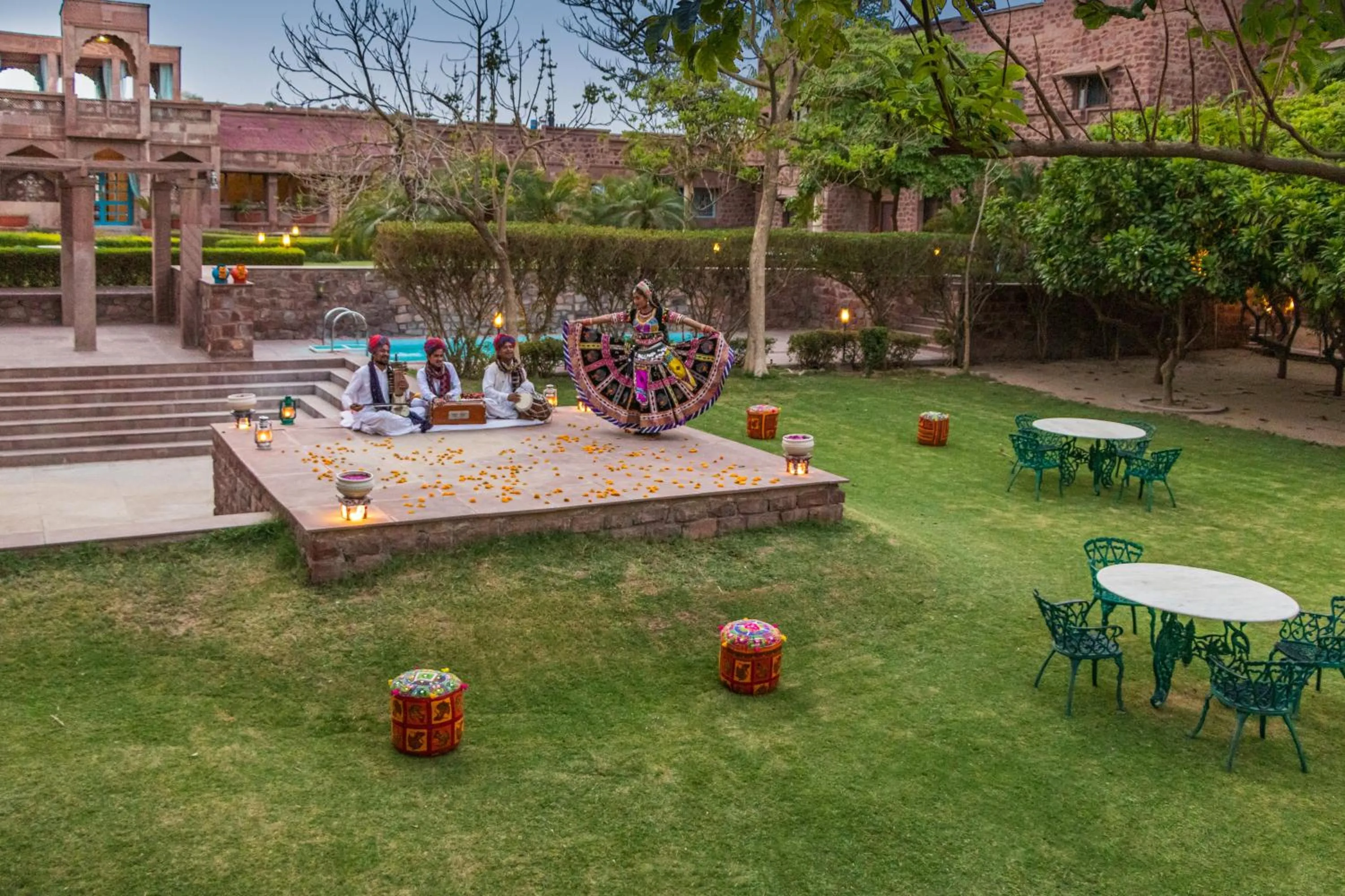 Entertainment in Bijolai Palace - A Inde Hotel , Jodhpur