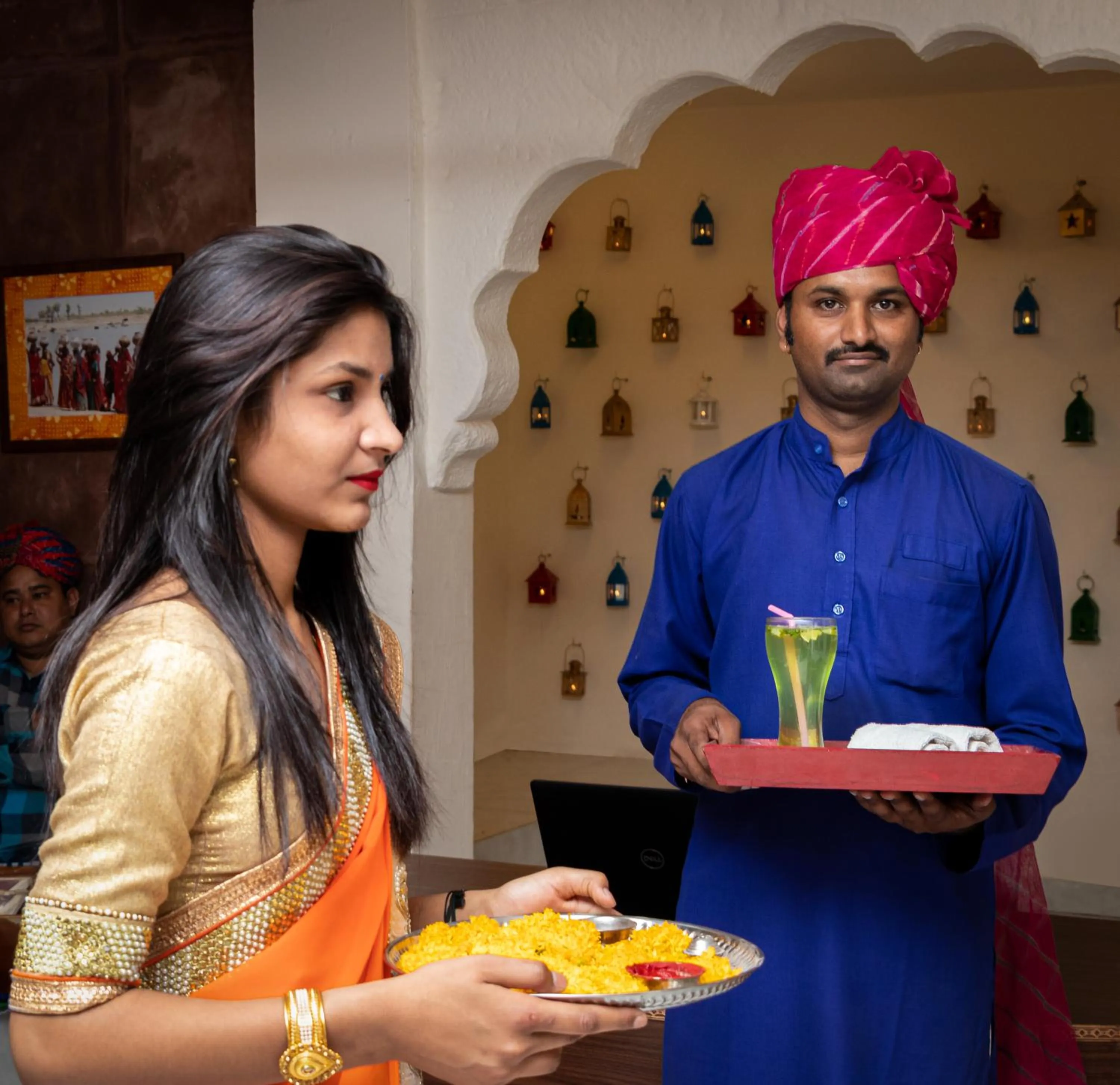 Staff in Bijolai Palace - A Inde Hotel , Jodhpur