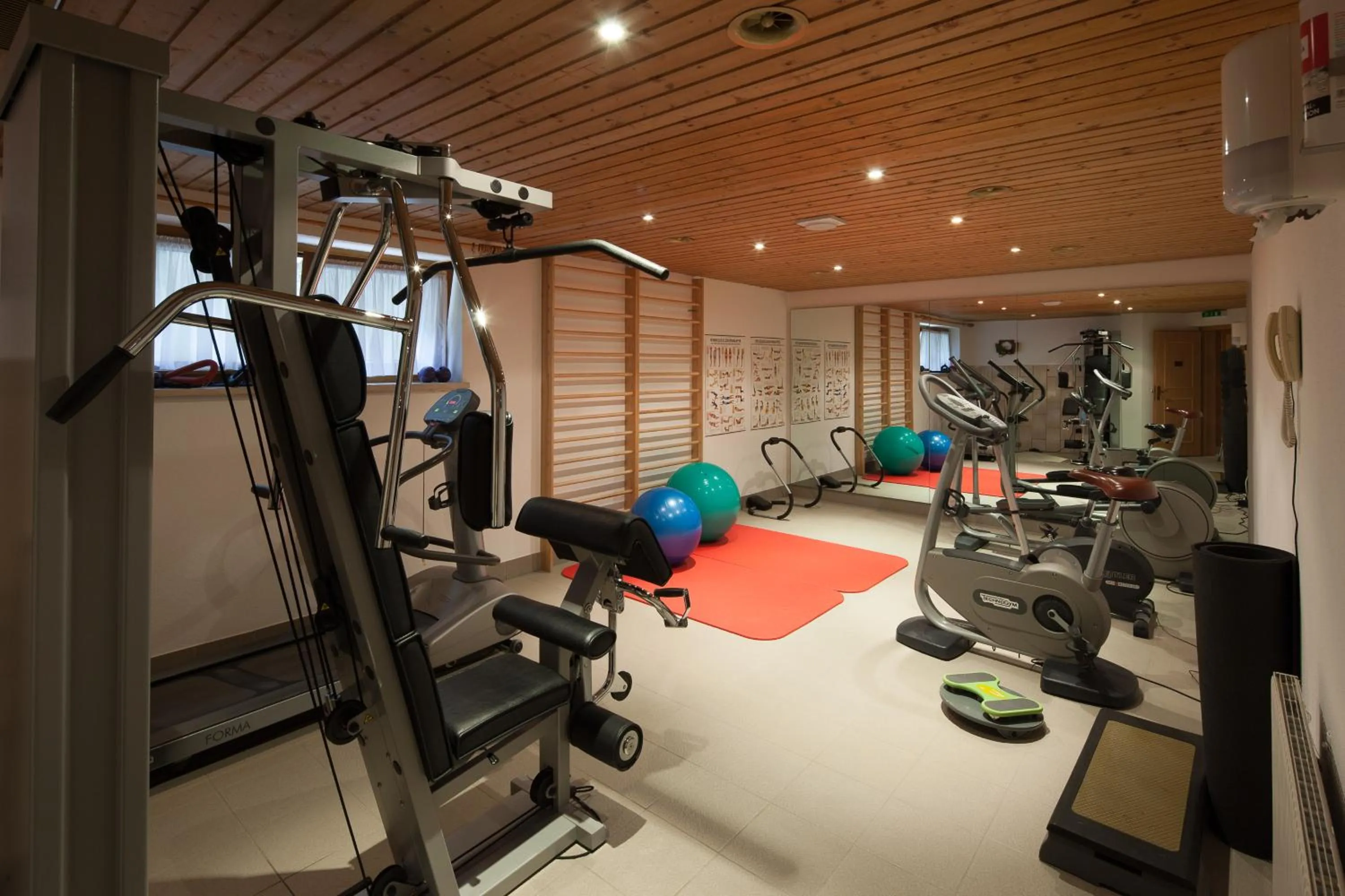 Fitness centre/facilities in Hotel Omesberg
