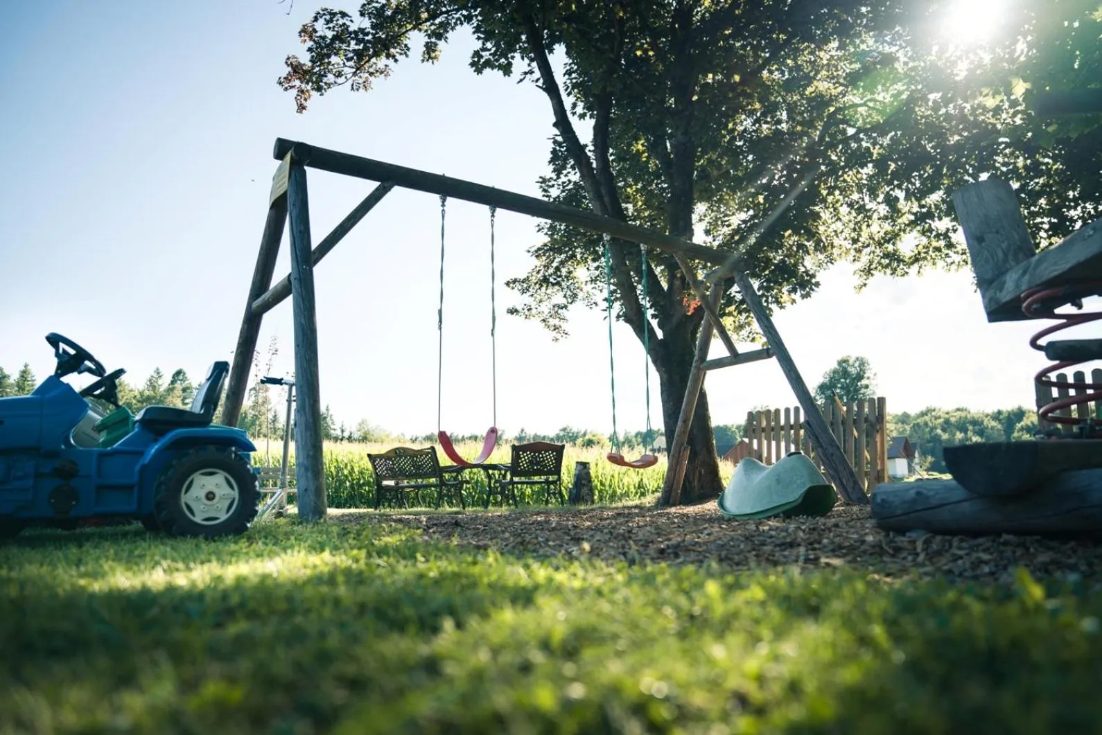 Children play ground in Gasthof Martinhof