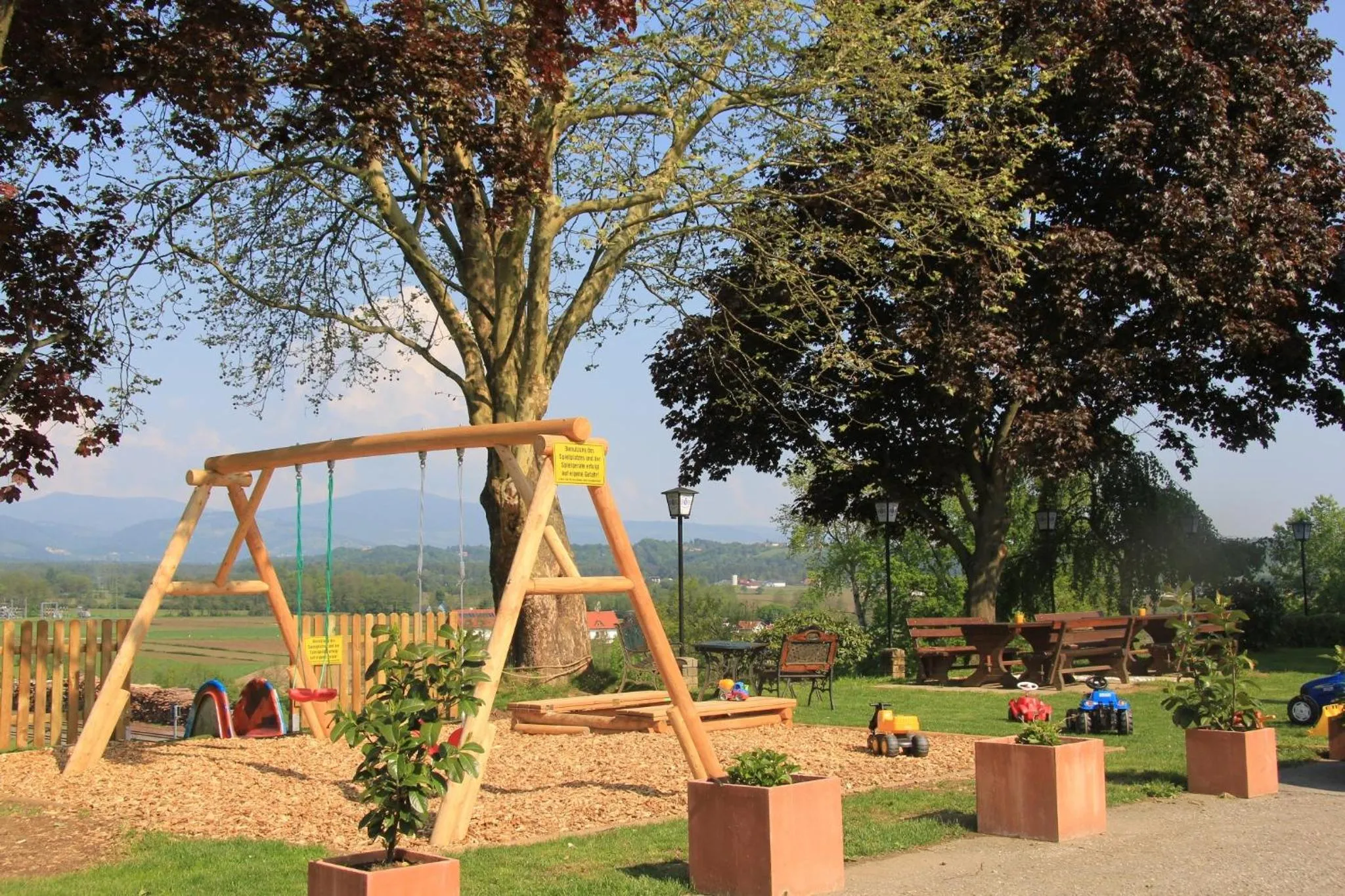 Children play ground in Gasthof Martinhof
