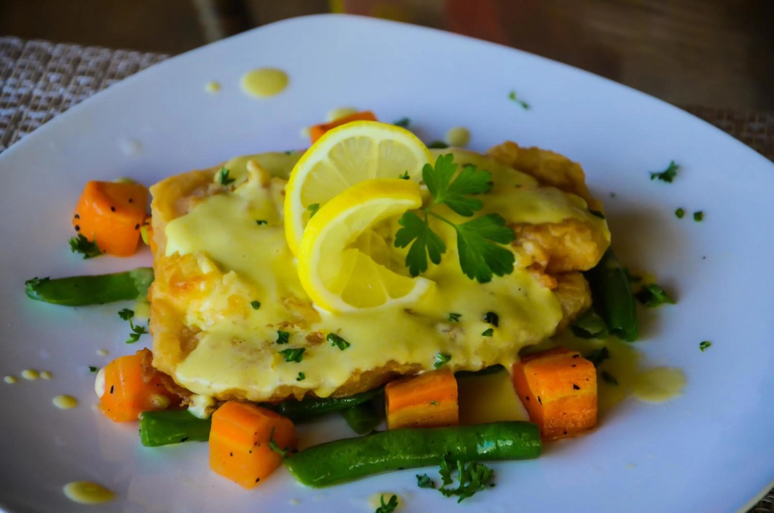 Food in Vanilla Sky Dive Resort