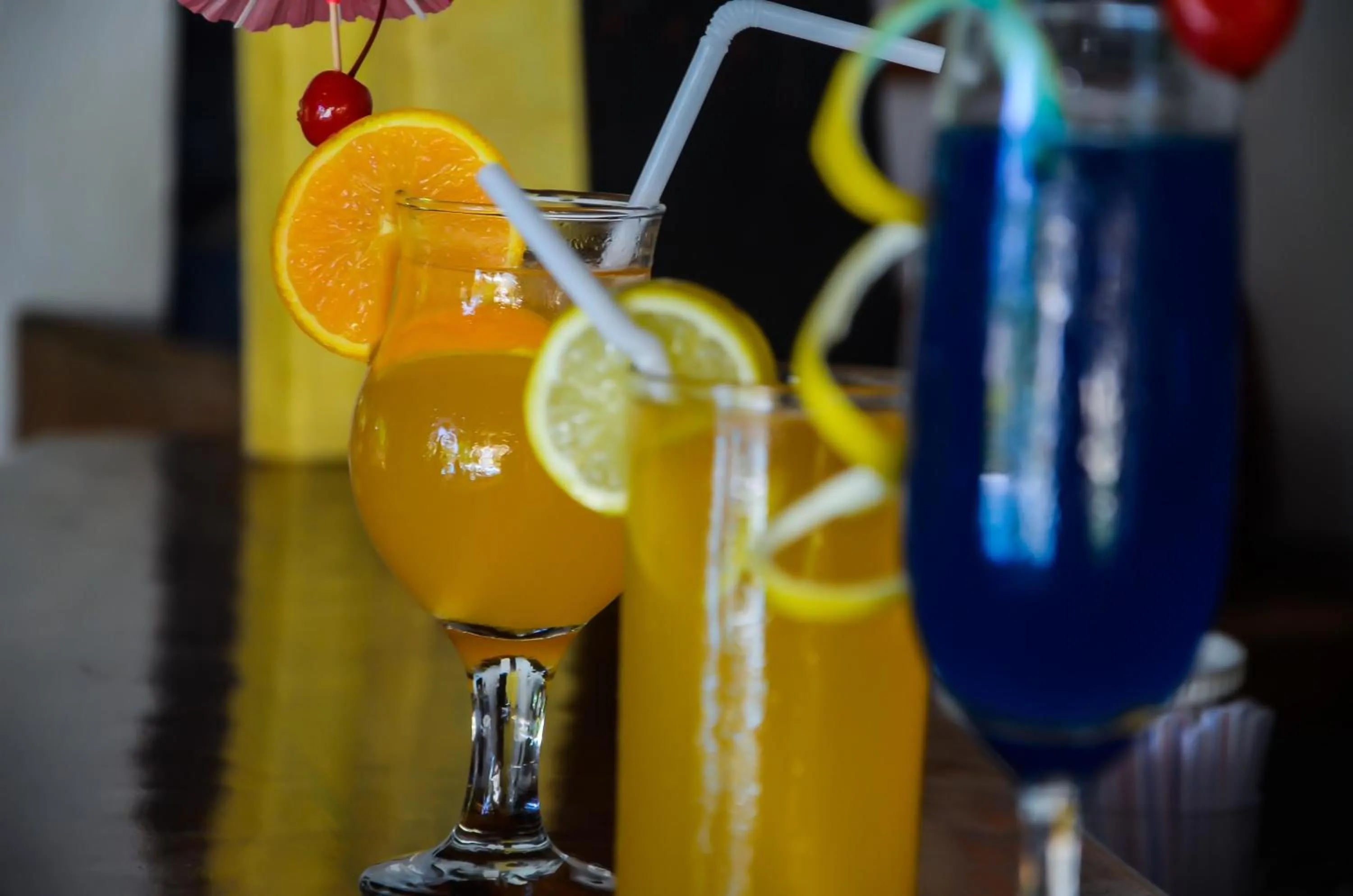 Drinks in Vanilla Sky Dive Resort