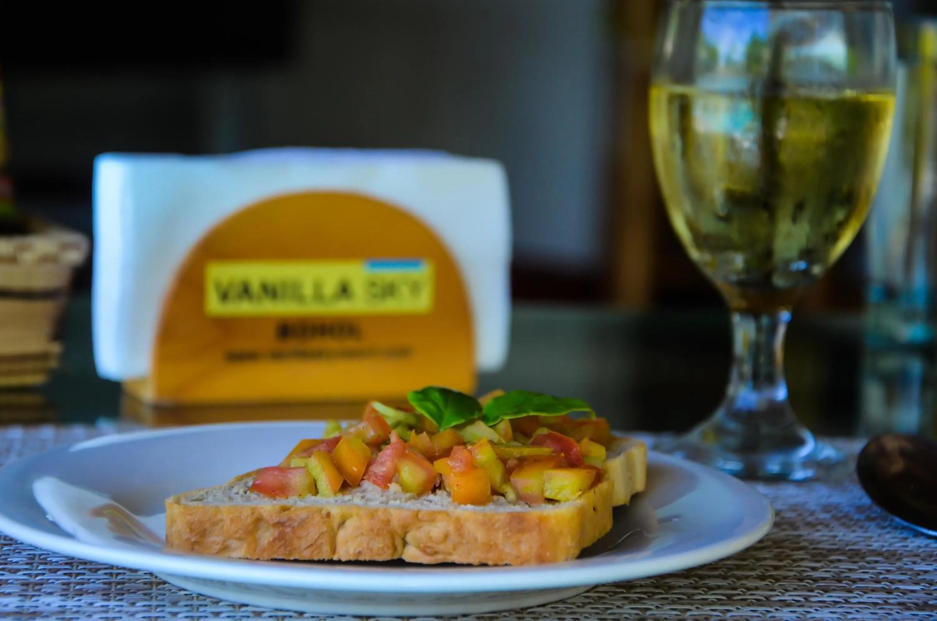 Food in Vanilla Sky Dive Resort